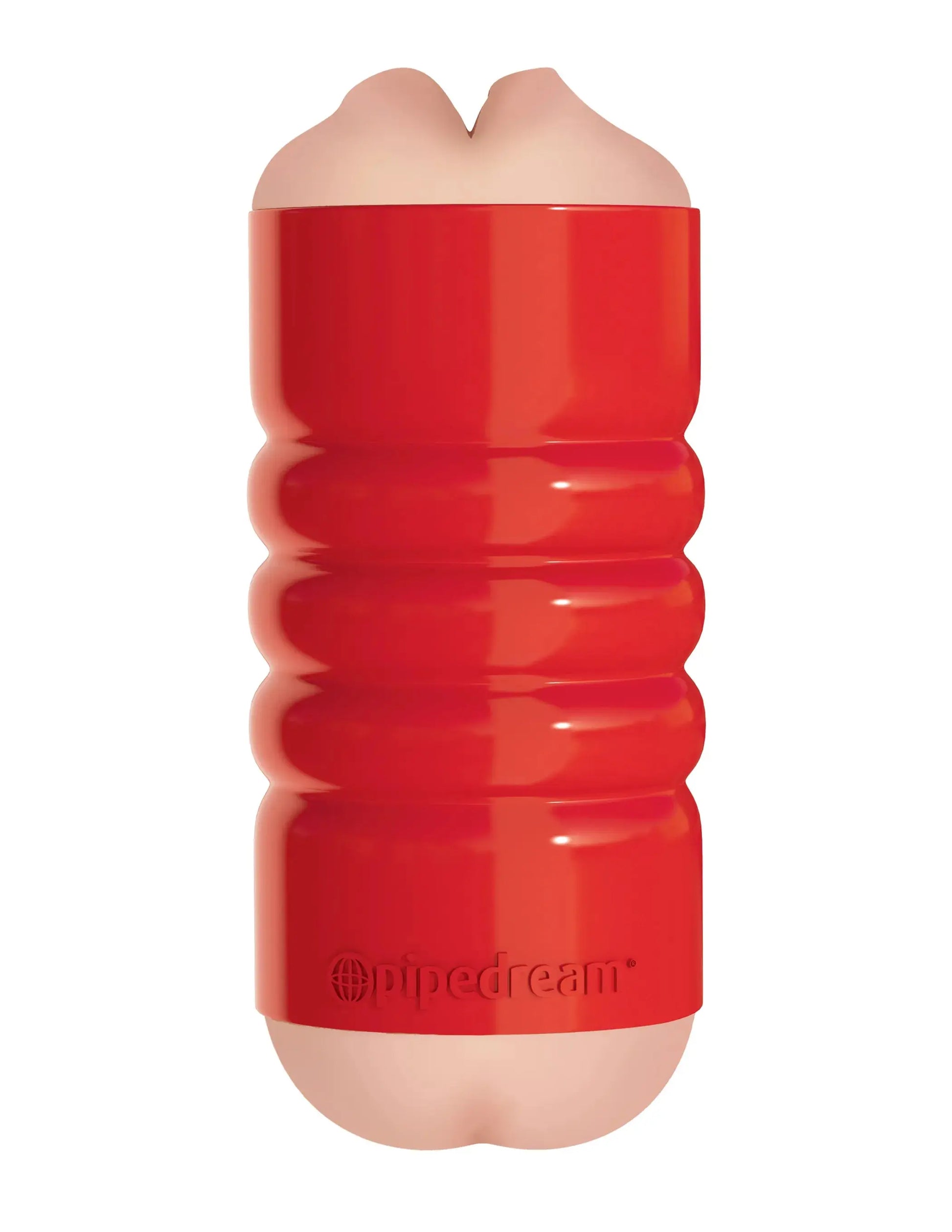 PDX EXTREME TIGHT GRIP MOUTH & ASS MASTURBATOR RED/LIGHT Pipedream Products