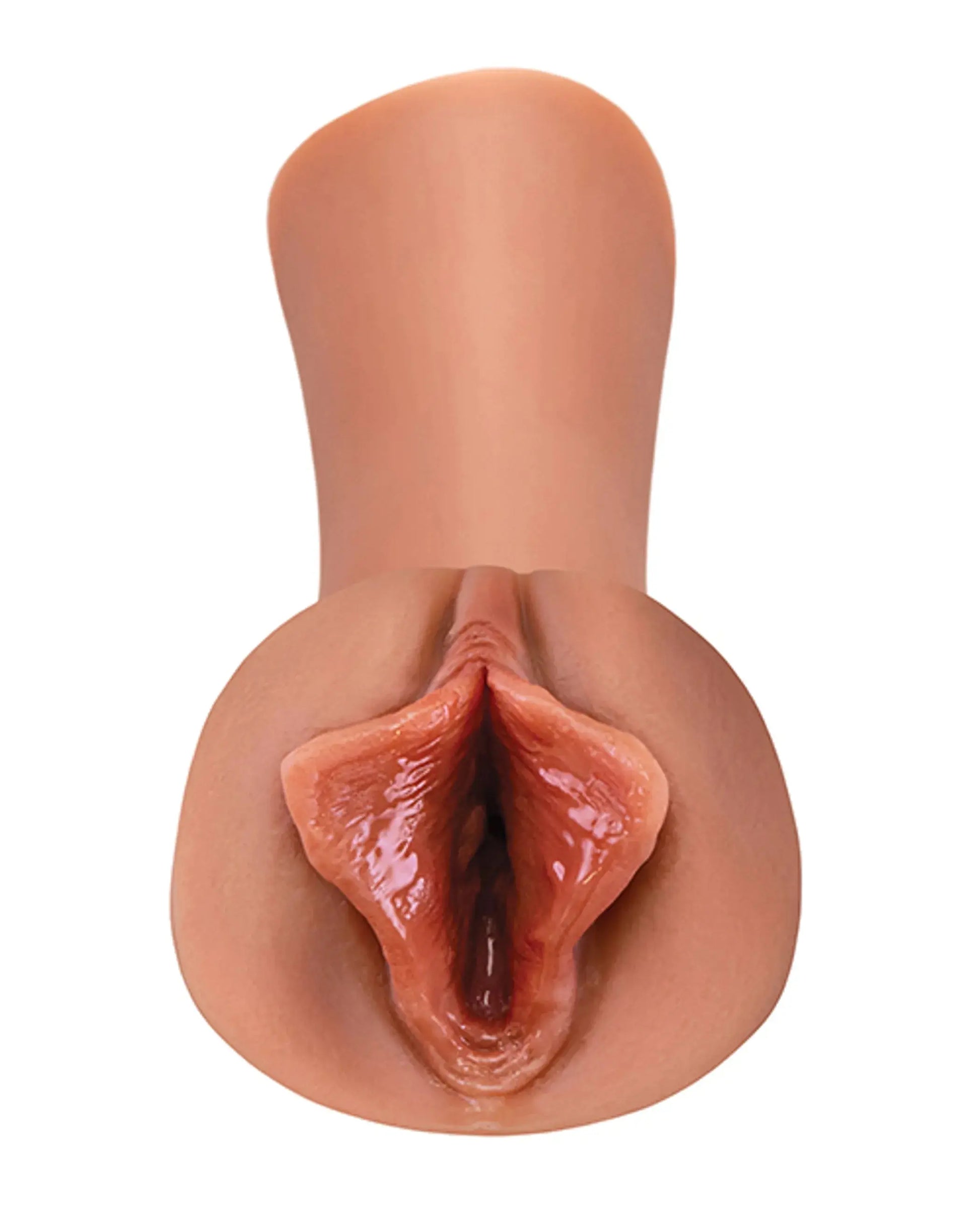 PDX EXTREME WET PUSSIES LUSCIOUS LIPS TAN Pipedream Products