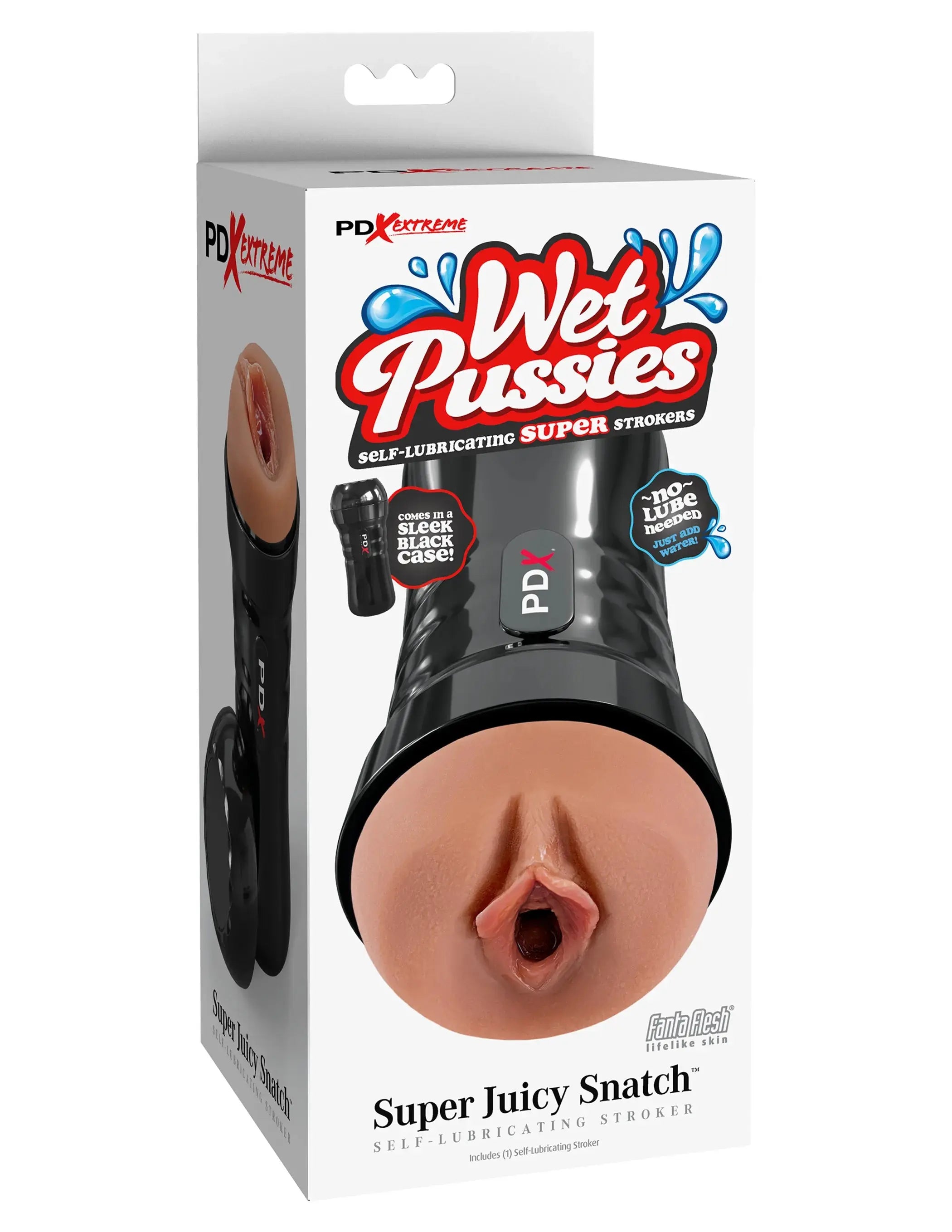 PDX EXTREME WET PUSSIES SUPER JUICY SNATCH DARK Pipedream Products