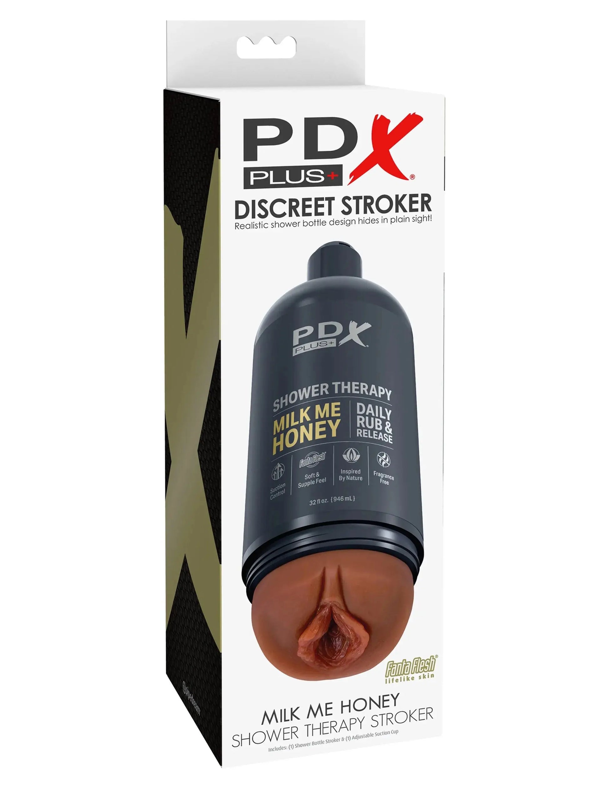 PDX SHOWER THERAPY MILK ME HONEY BROWN Pipedream Products