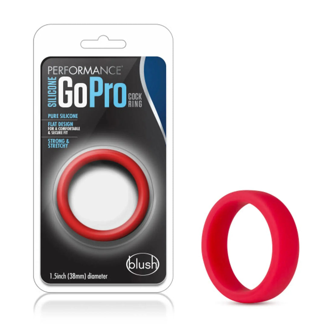 PERFORMANCE SILICONE GO PRO COCK RING RED Blush Novelties