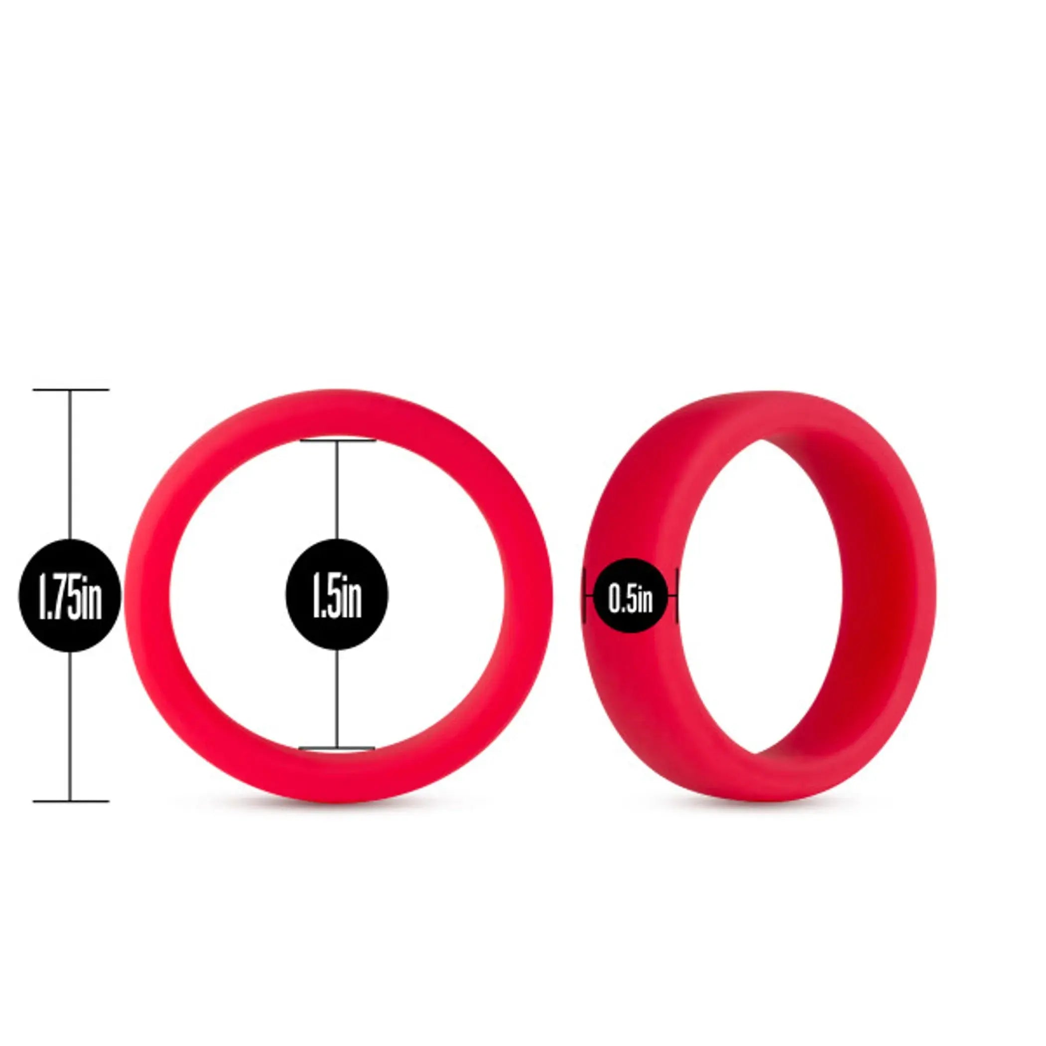 PERFORMANCE SILICONE GO PRO COCK RING RED Blush Novelties