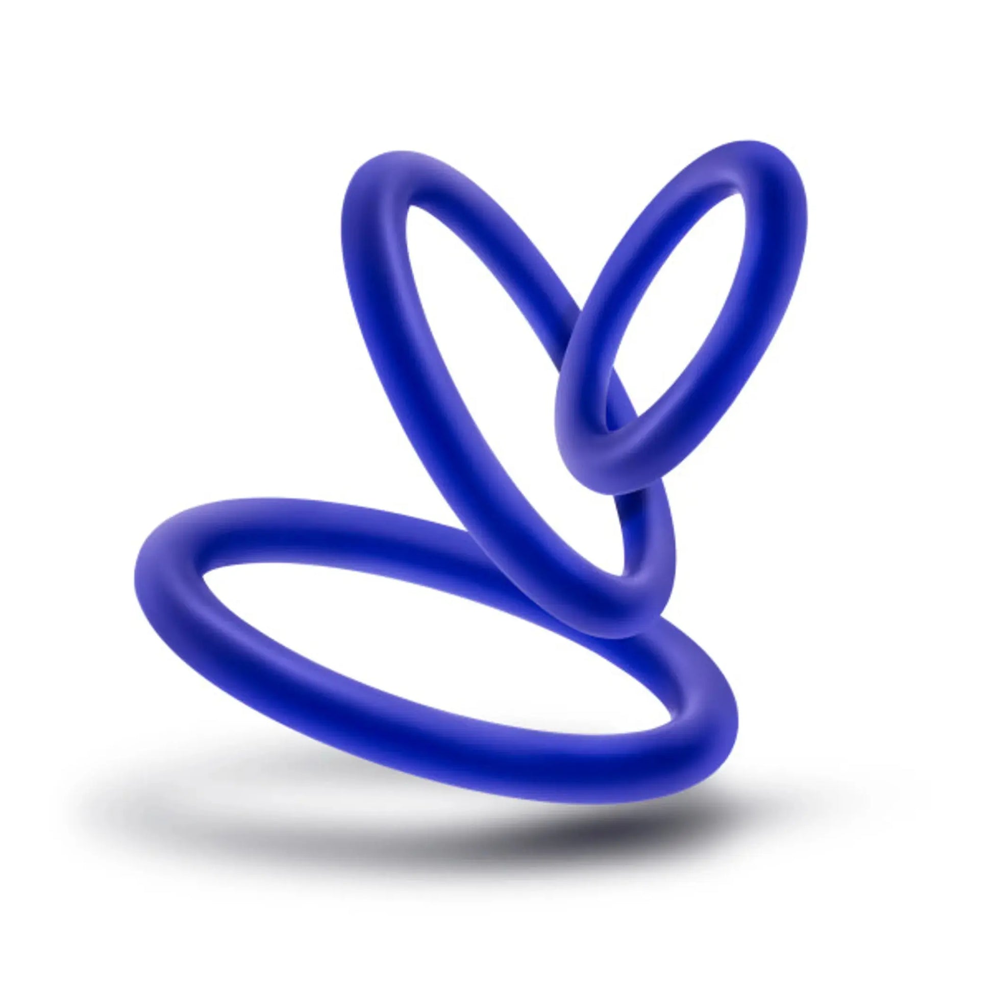 PERFORMANCE VS4 PURE PREMIUM SILICONE COCKRING SET INDIGO Blush Novelties