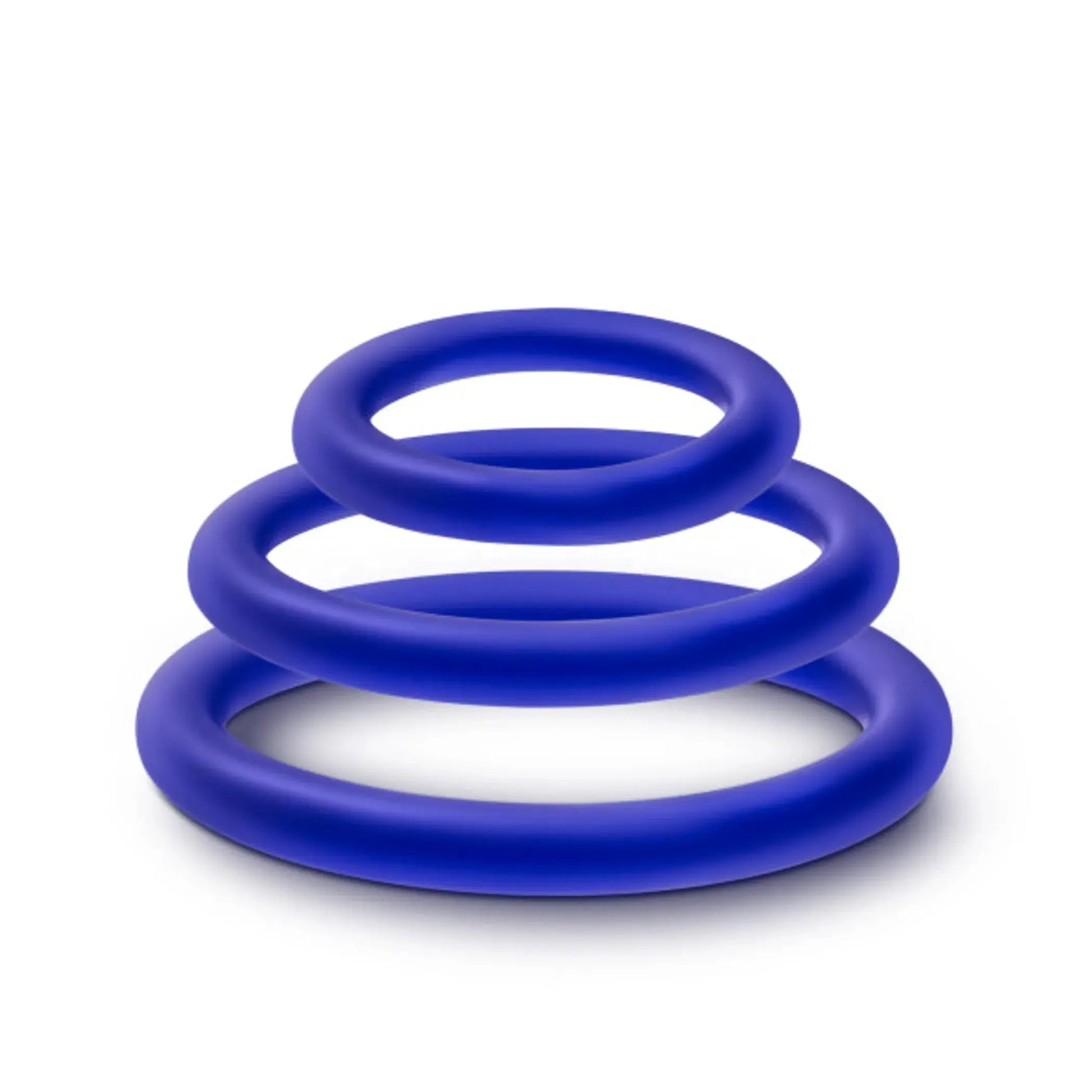 PERFORMANCE VS4 PURE PREMIUM SILICONE COCKRING SET INDIGO Blush Novelties