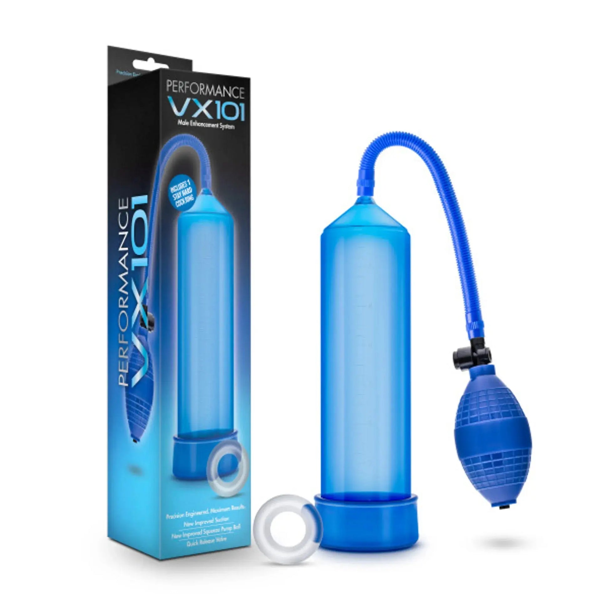 PERFORMANCE VX101 ENHANCEMENT PUMP BLUE Blush Novelties