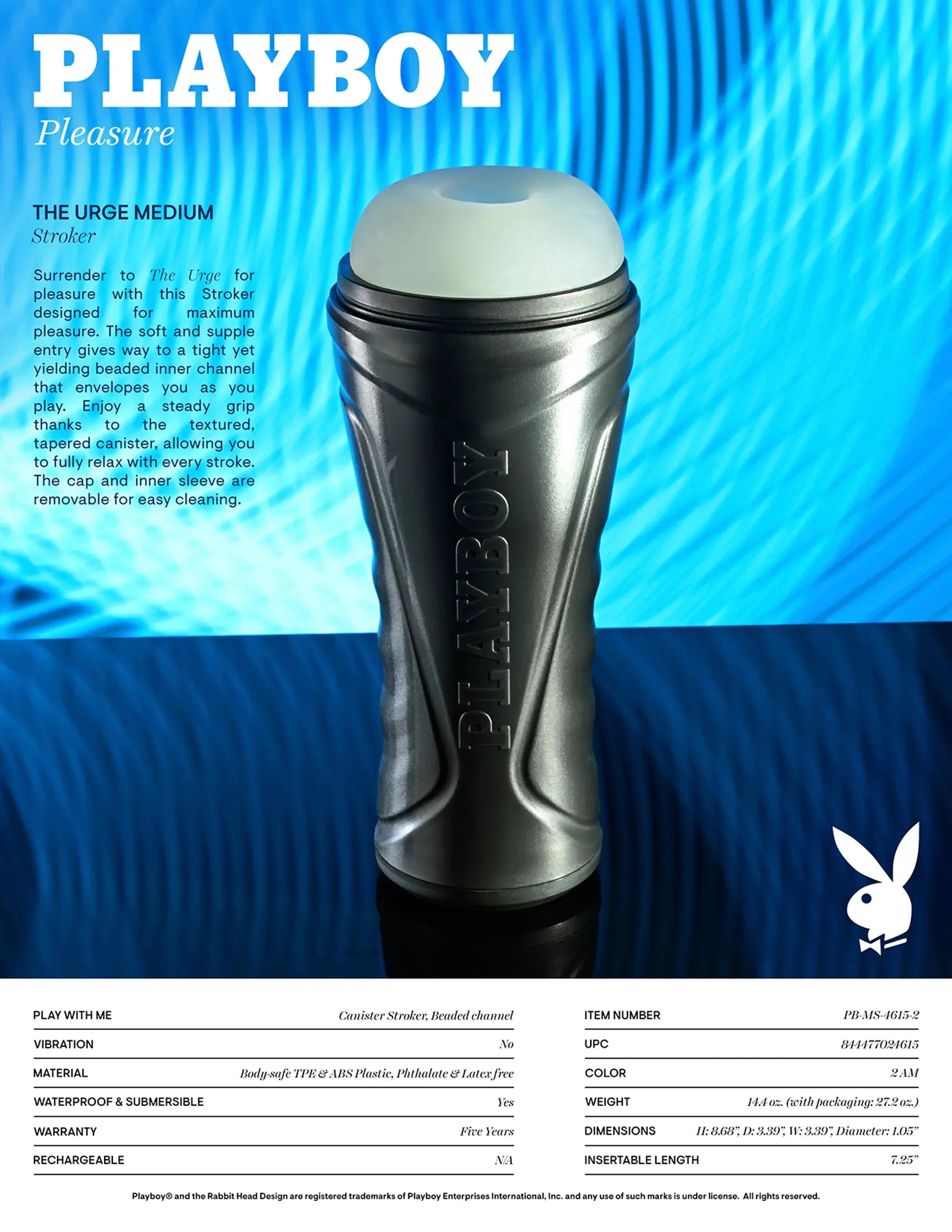 PLAYBOY THE URGE MEDIUM Evolved Novelties