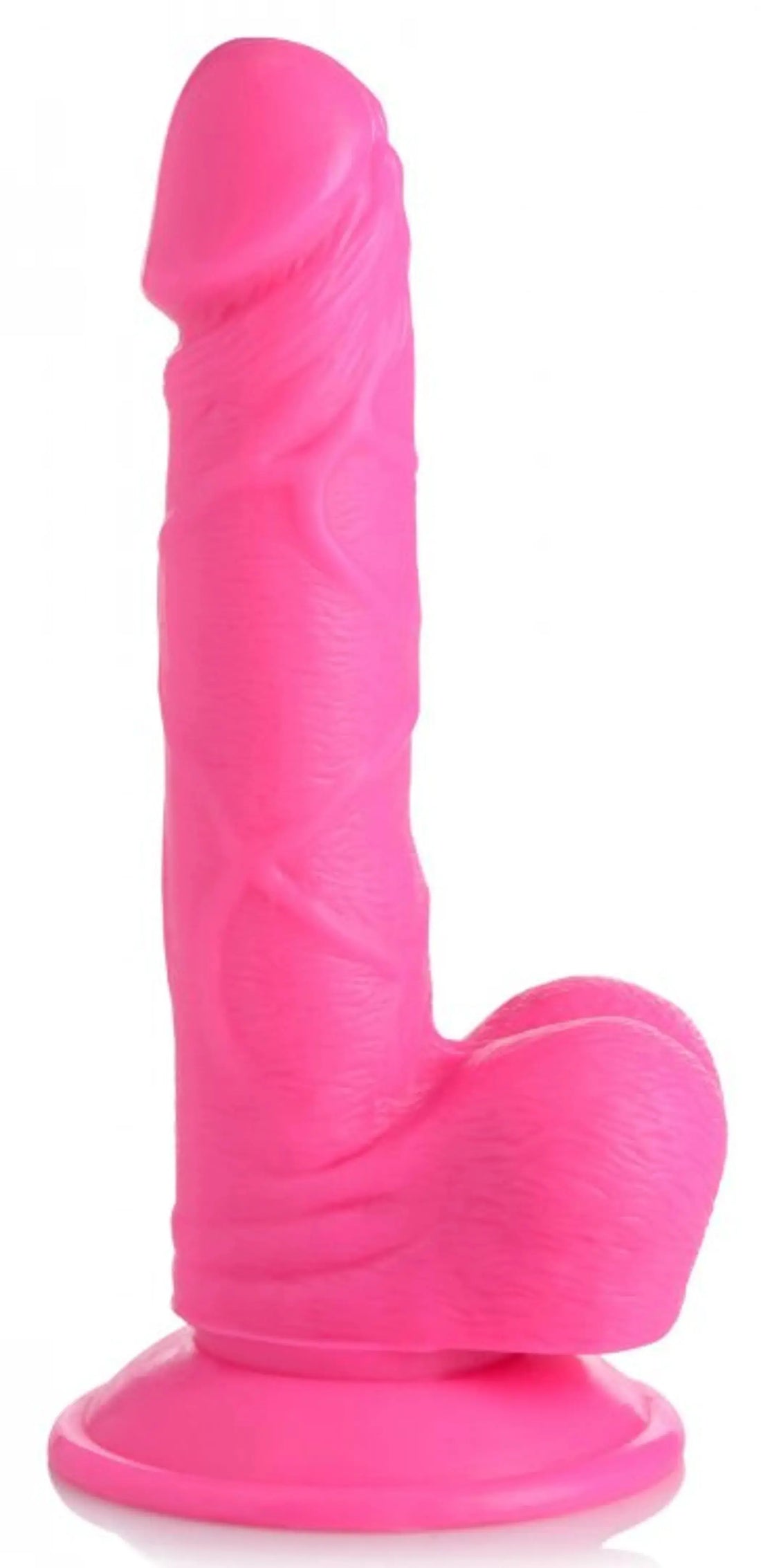 POP 6.5IN DILDO W/ BALLS PINK XR Brands