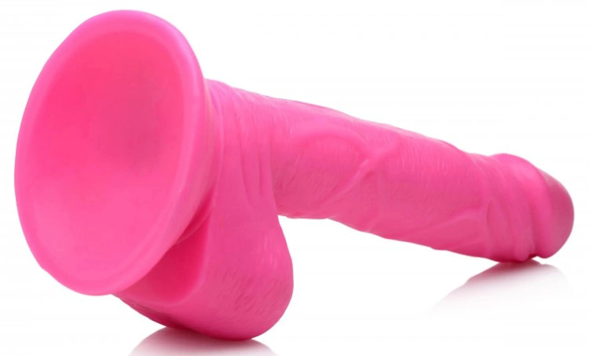 POP 6.5IN DILDO W/ BALLS PINK XR Brands