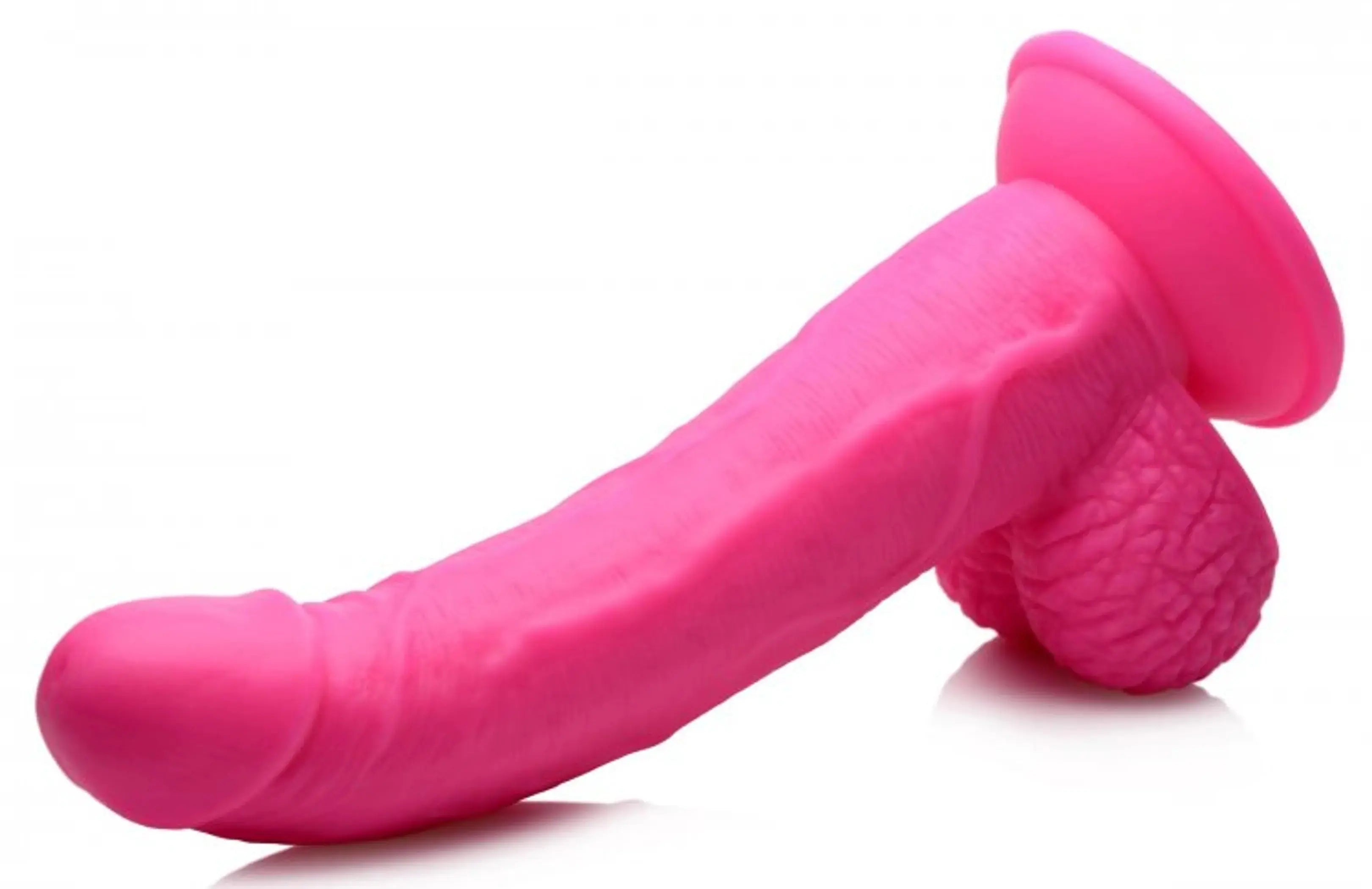 POP 7.5IN DILDO W/ BALLS PINK XR Brands