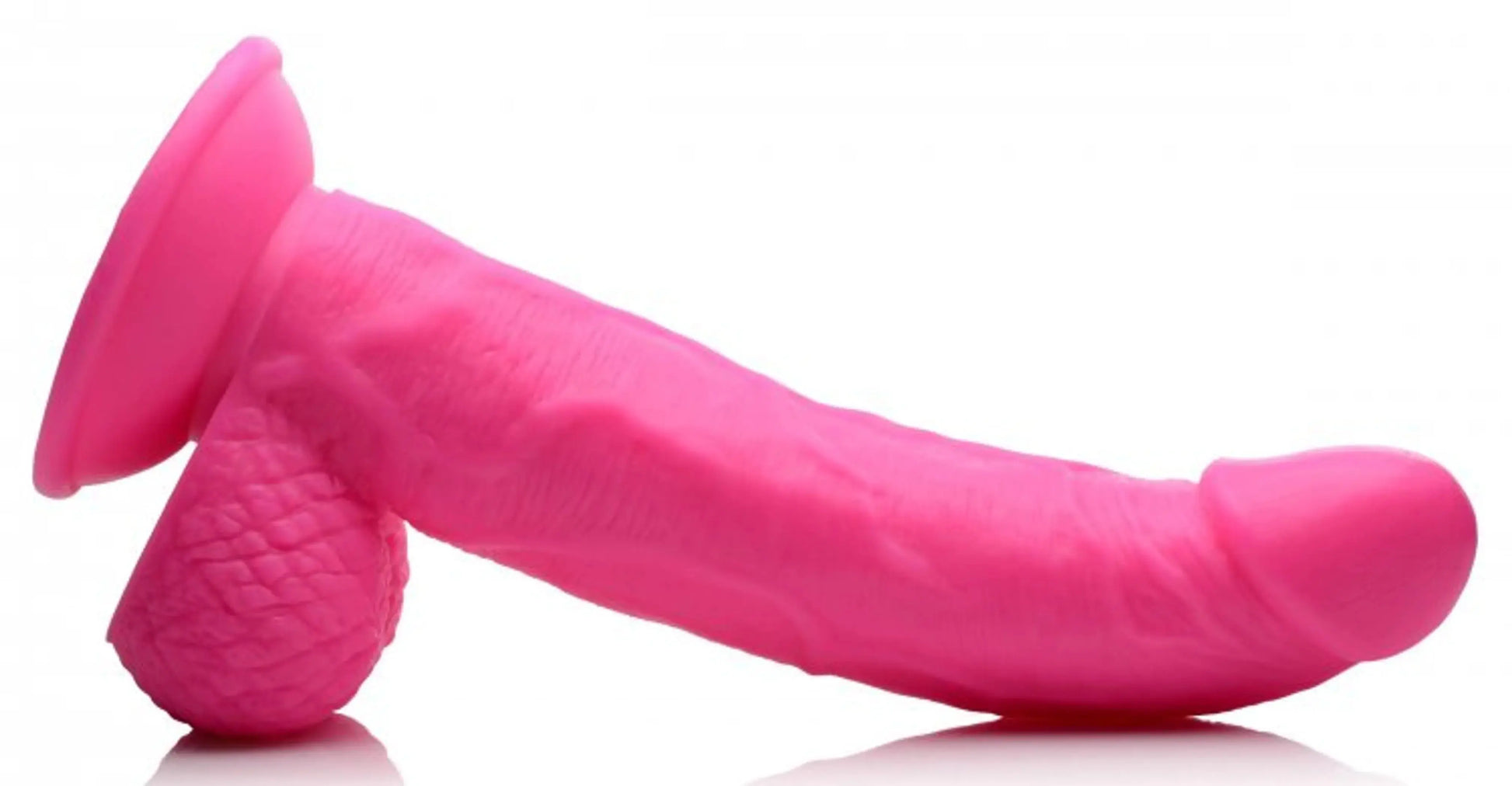 POP 7.5IN DILDO W/ BALLS PINK XR Brands