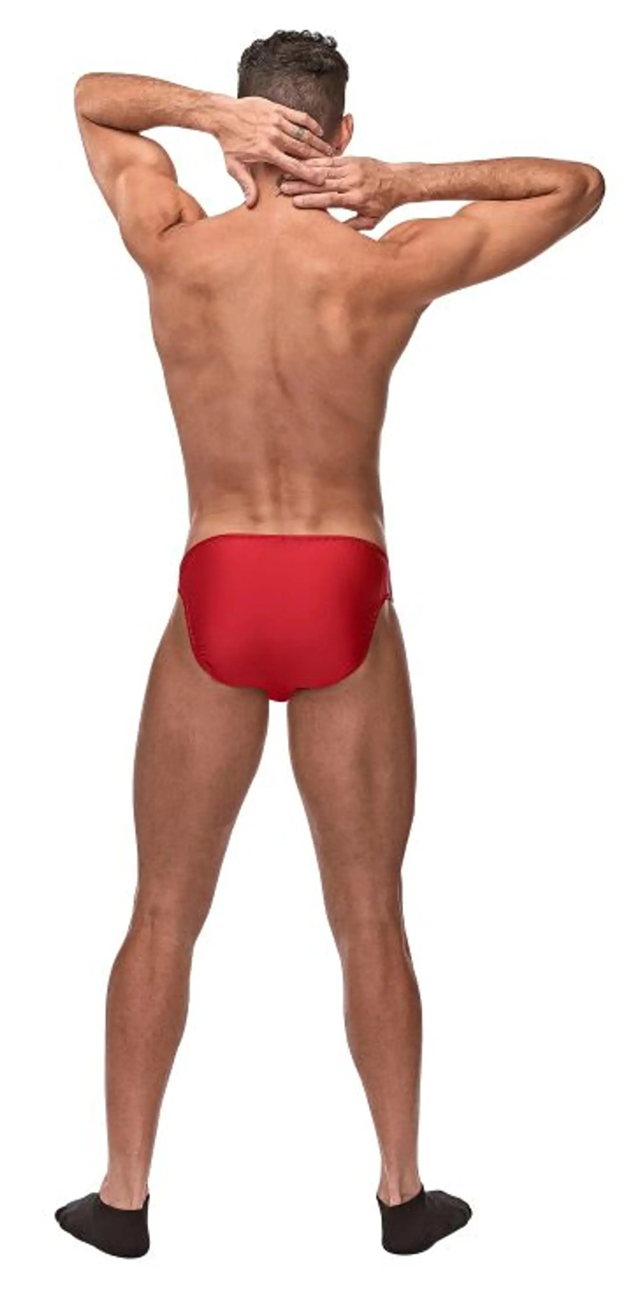 POUCHLESS BRIEF RED O/S Male Power Lingerie