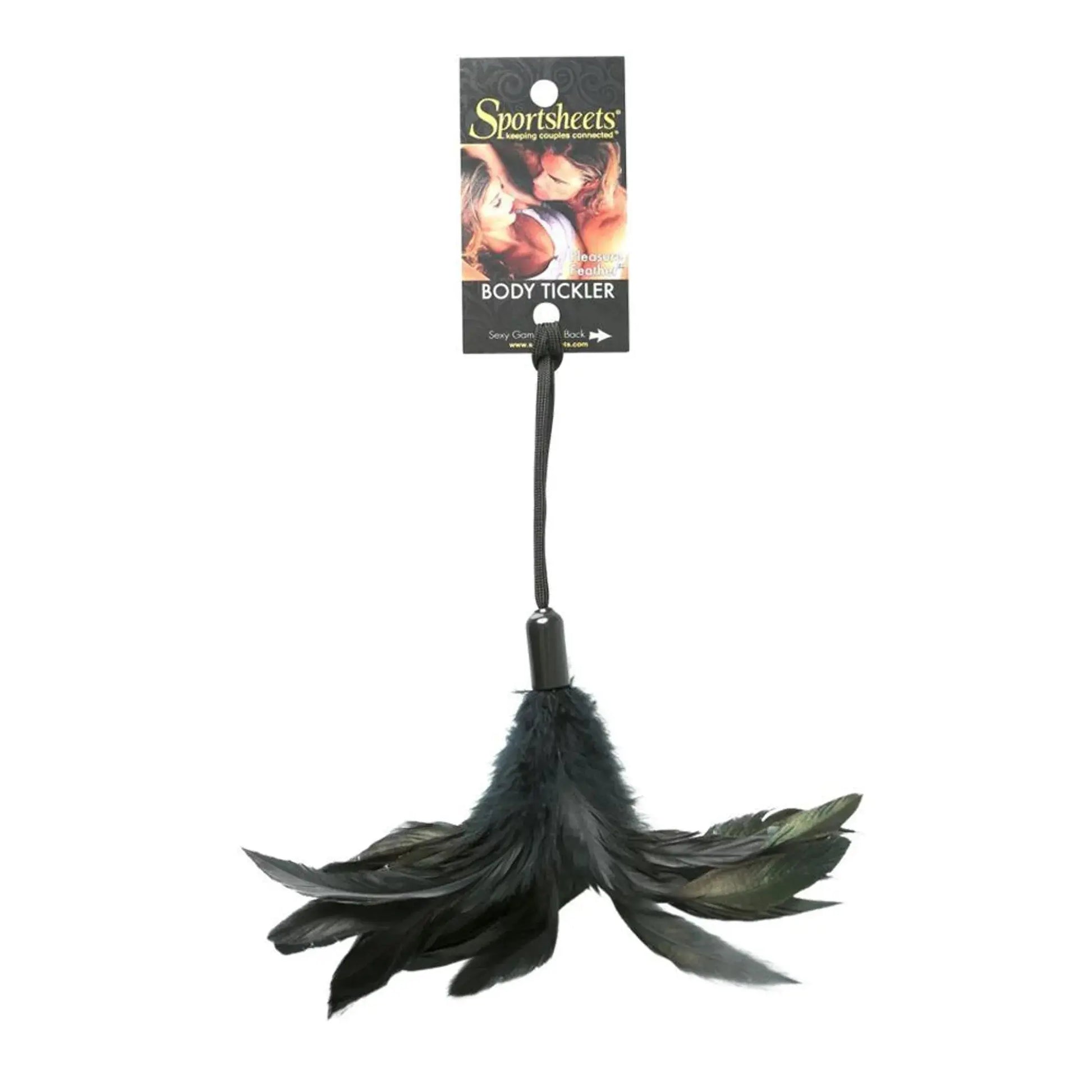 PREMIUM PLEASURE FEATHER BLACK Sport Sheets