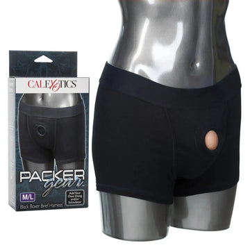 Packer Gear Black Boxer Harness California Exotic Novelties