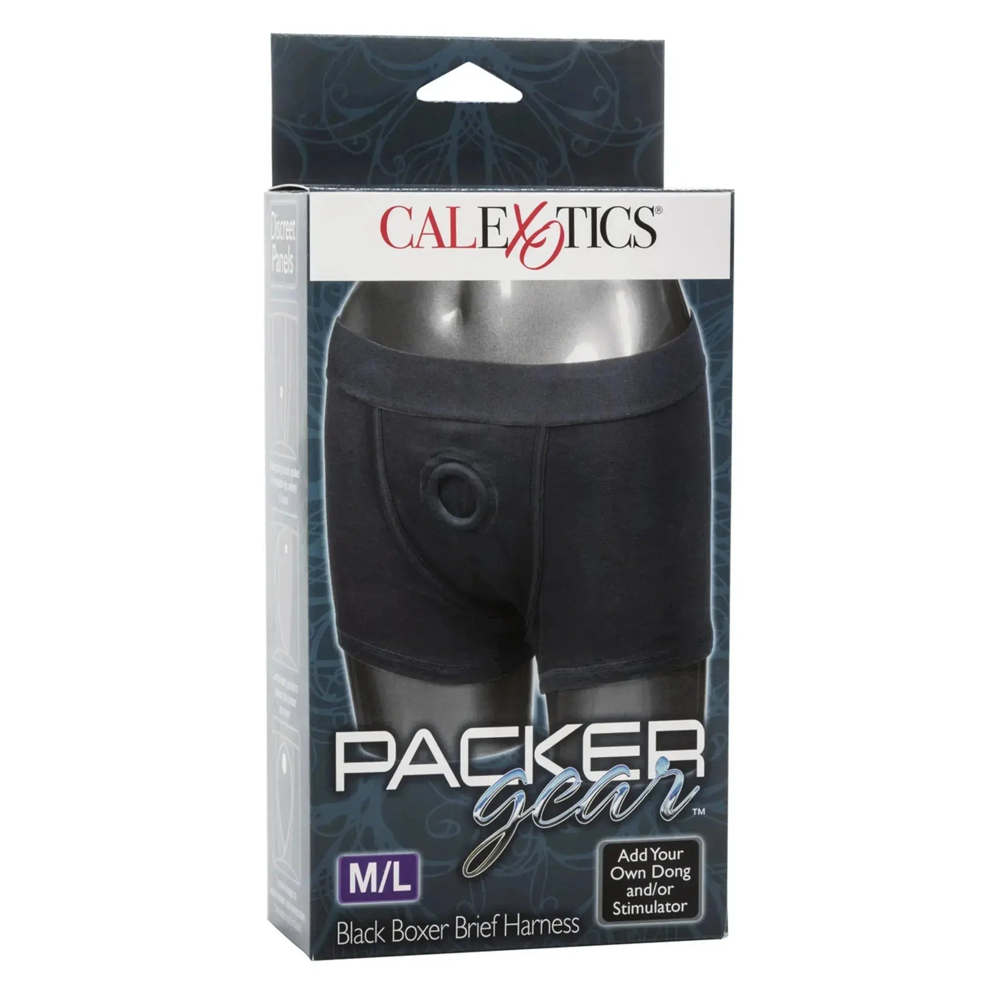Packer Gear Black Boxer Harness California Exotic Novelties