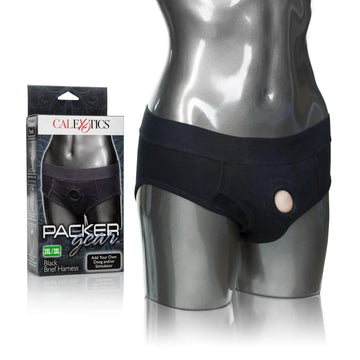 Packer Gear Black Brief Harness 2XL/3XL California Exotic Novelties