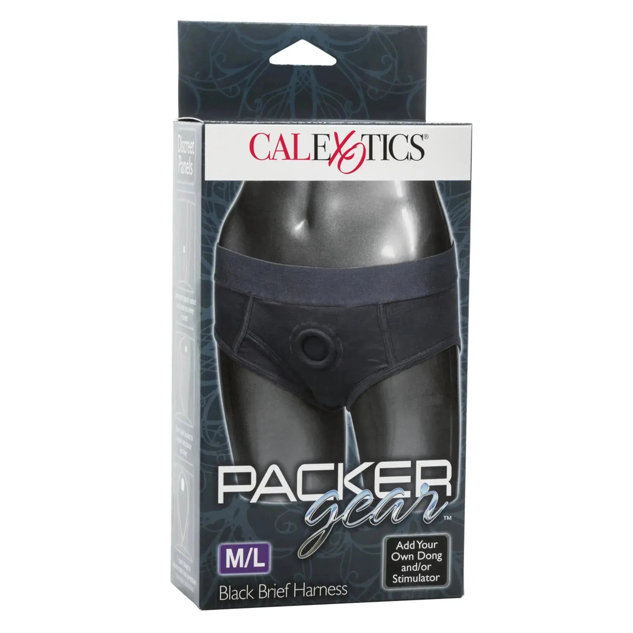 Packer Gear Black Brief Harness California Exotic Novelties