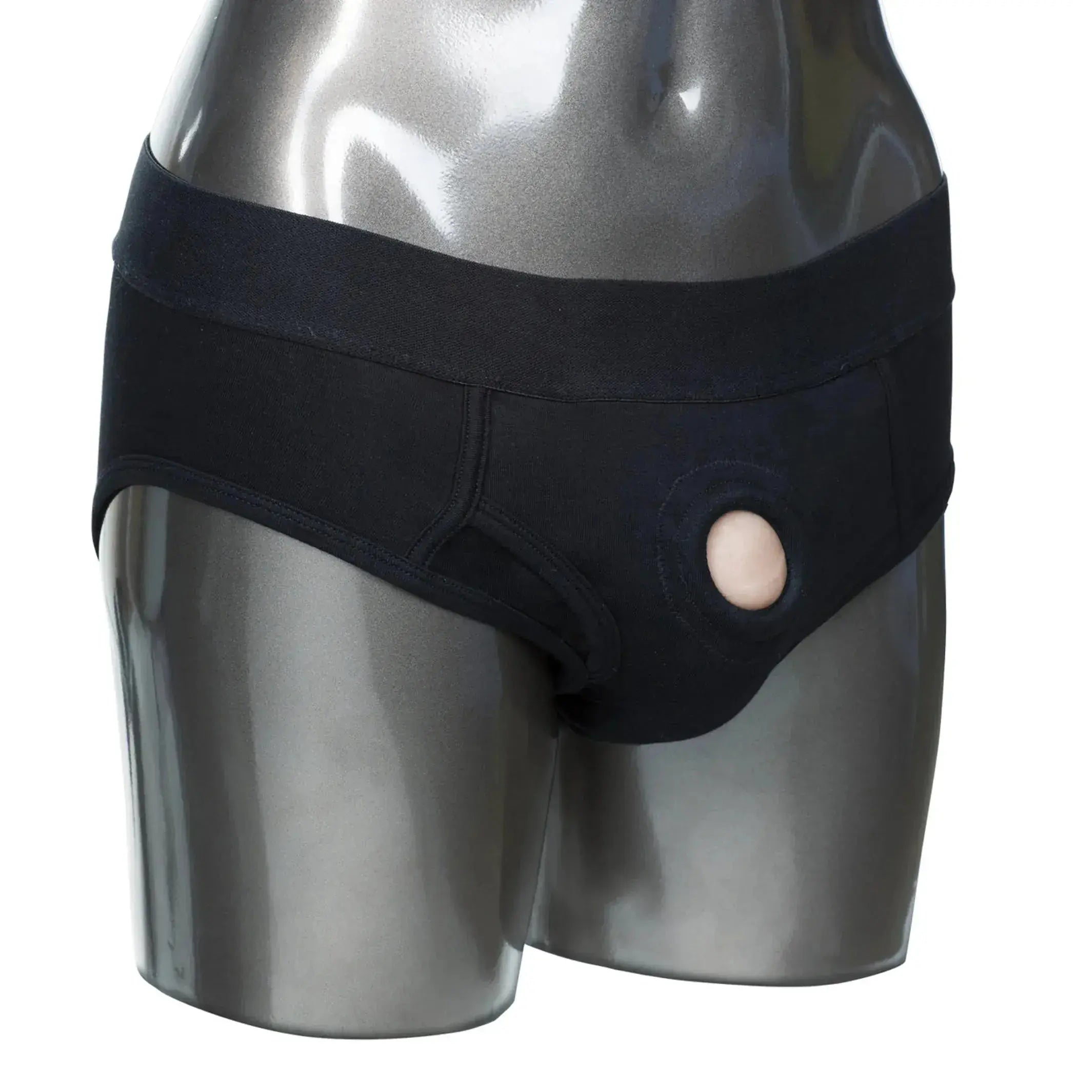 Packer Gear Black Brief Harness California Exotic Novelties