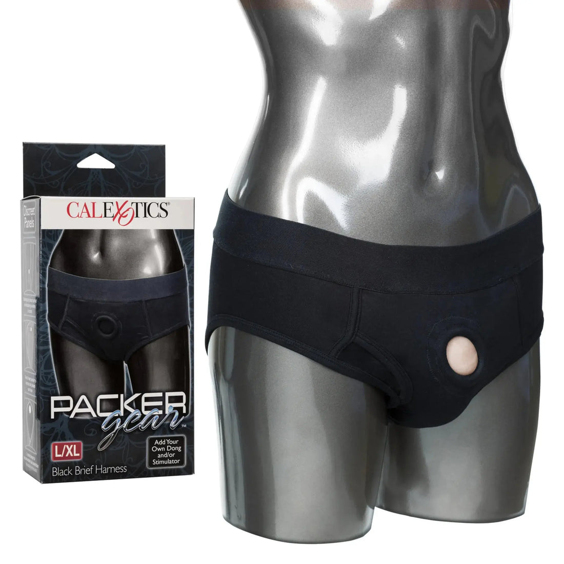 Packer Gear Black Brief Harness L/XL California Exotic Novelties