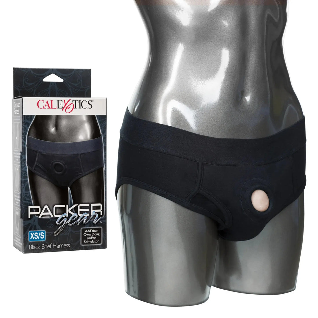 Packer Gear Black Brief Harness XS/S California Exotic Novelties