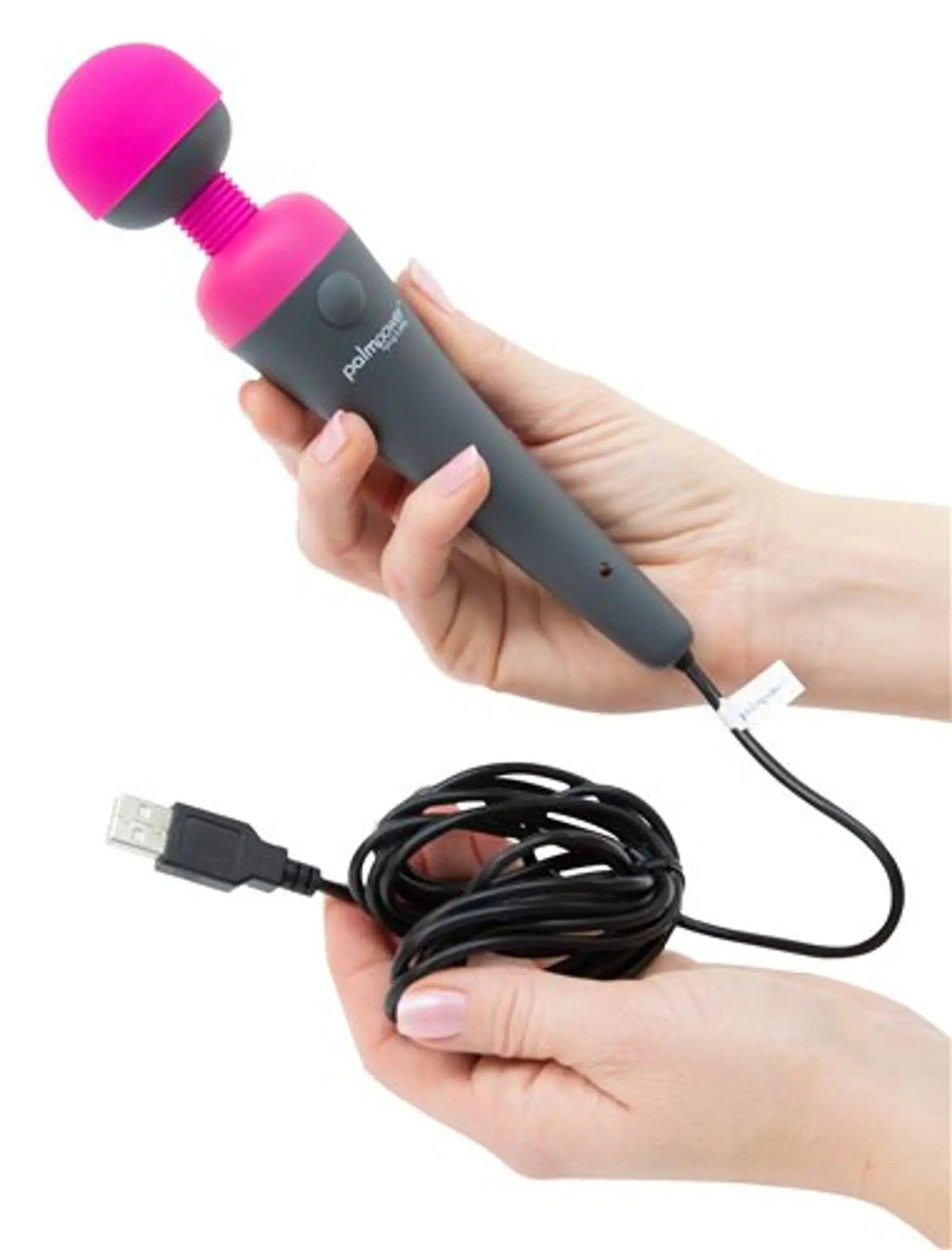 Palm Power Plug & Play Fuchsia Massager BMS Enterprises