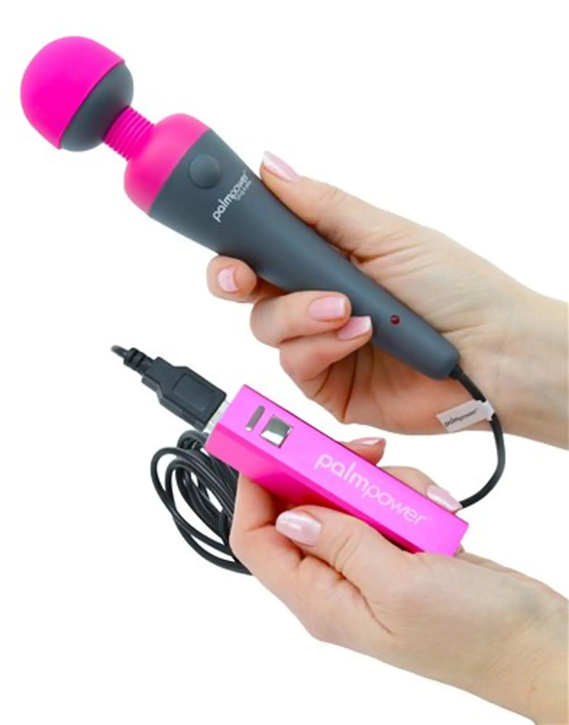 Palm Power Plug & Play Fuchsia Massager BMS Enterprises