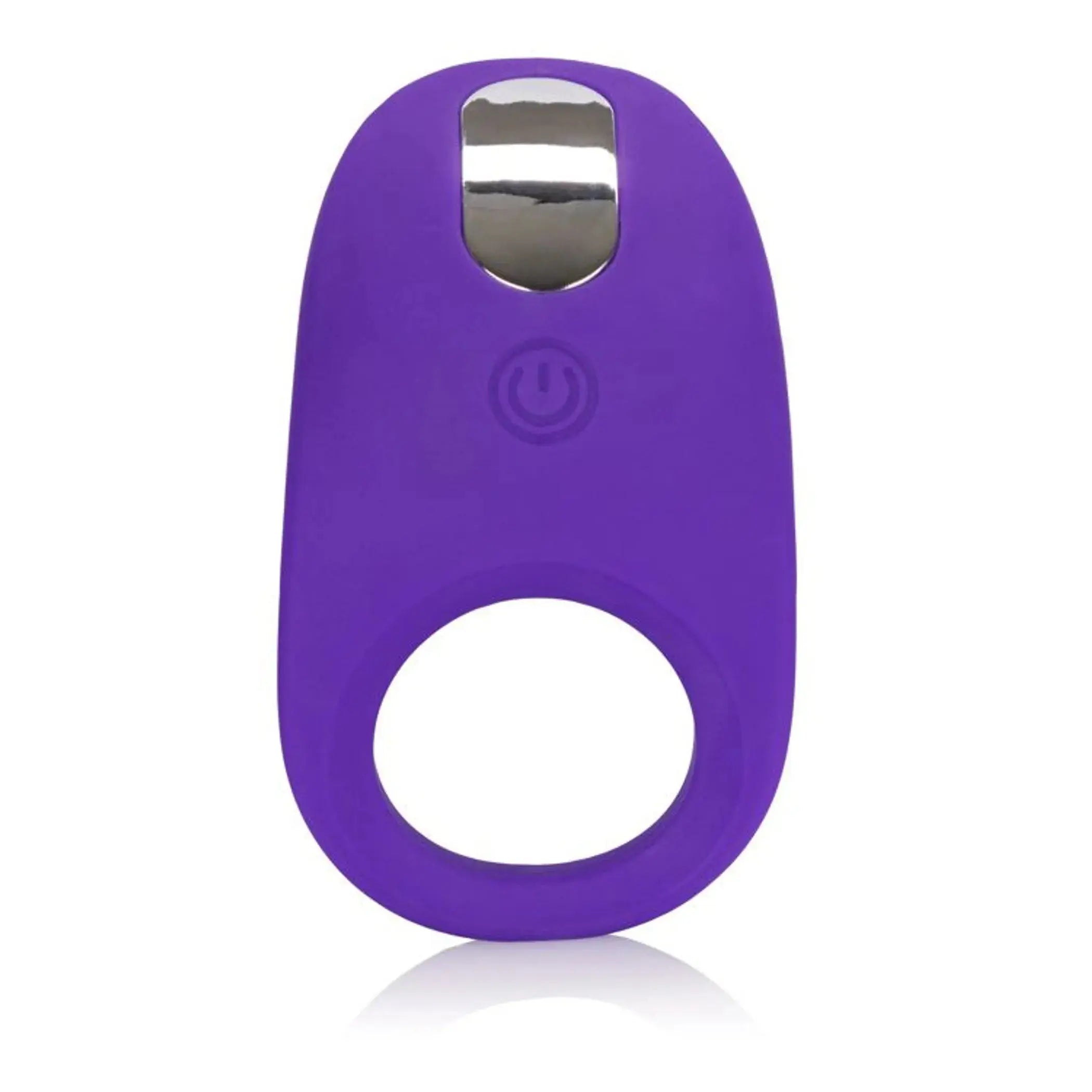 Passion Enhancer Silicone Rechargeable Ring Purple California Exotic Novelties