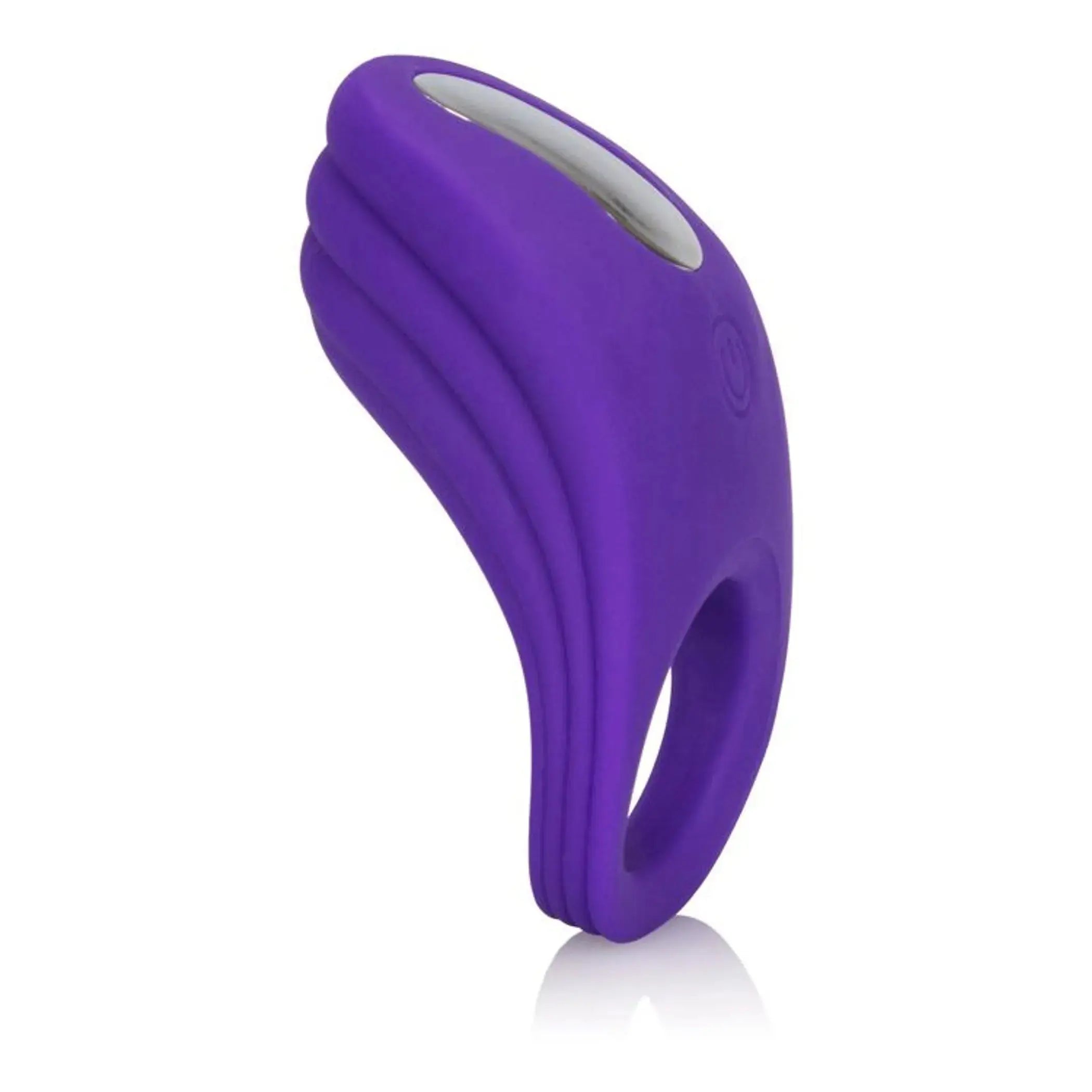 Passion Enhancer Silicone Rechargeable Ring Purple California Exotic Novelties