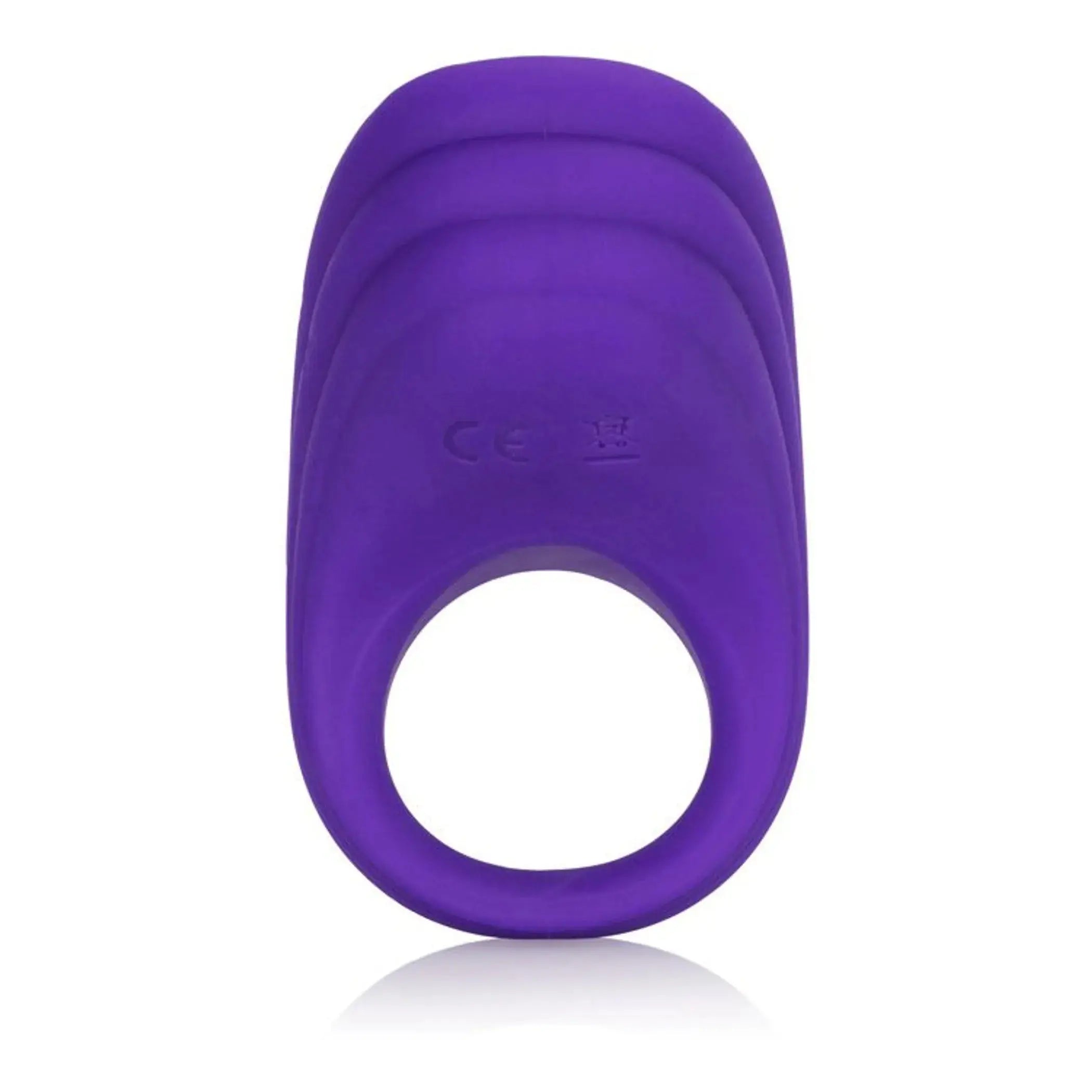 Passion Enhancer Silicone Rechargeable Ring Purple California Exotic Novelties