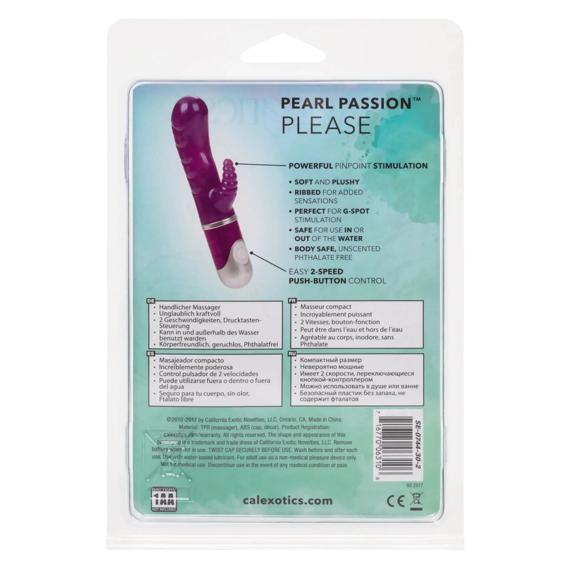 Pearl Passion Please Vibrator California Exotic Novelties