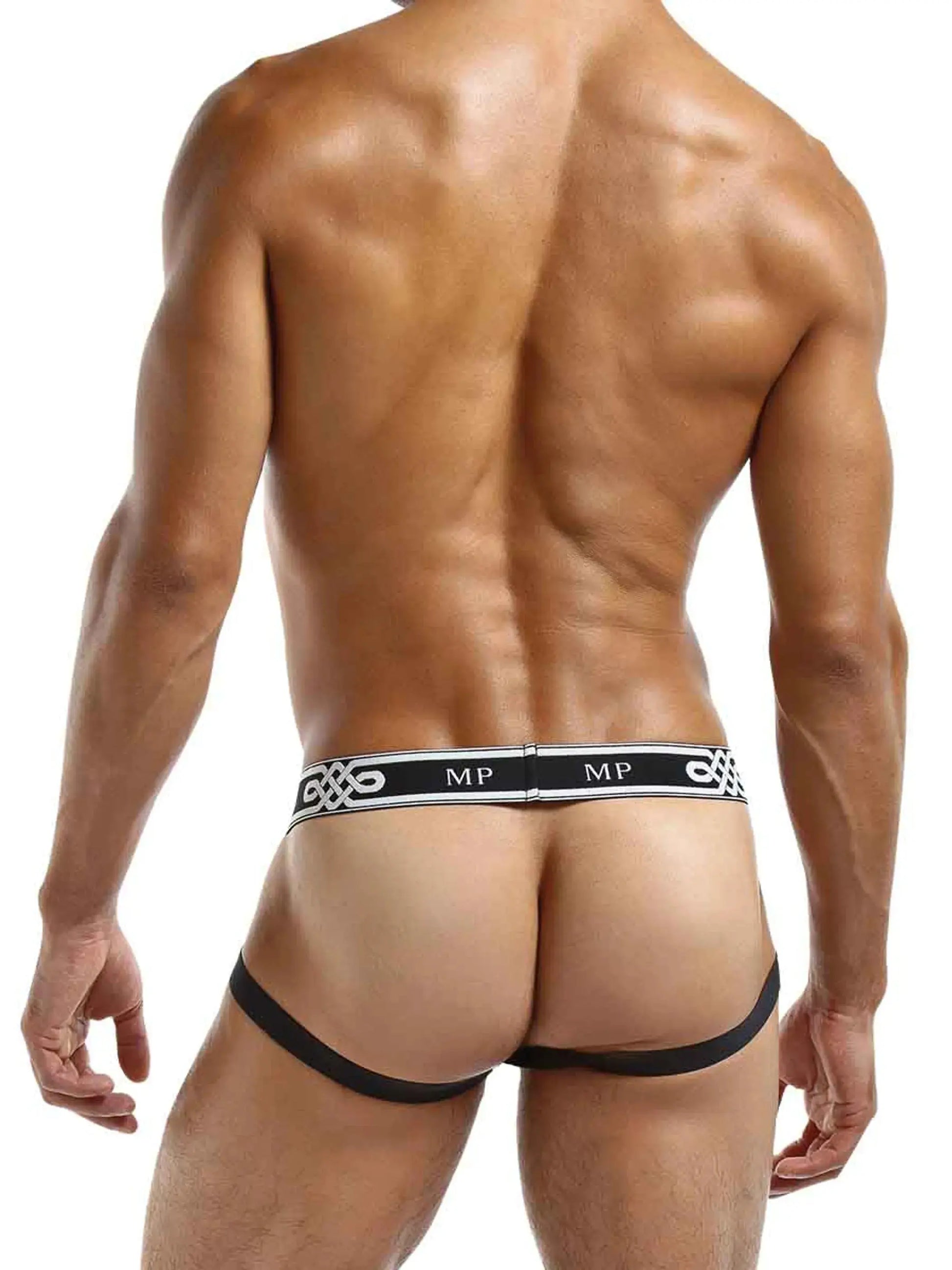 Peep Show Jock Ring Black Male Power Lingerie