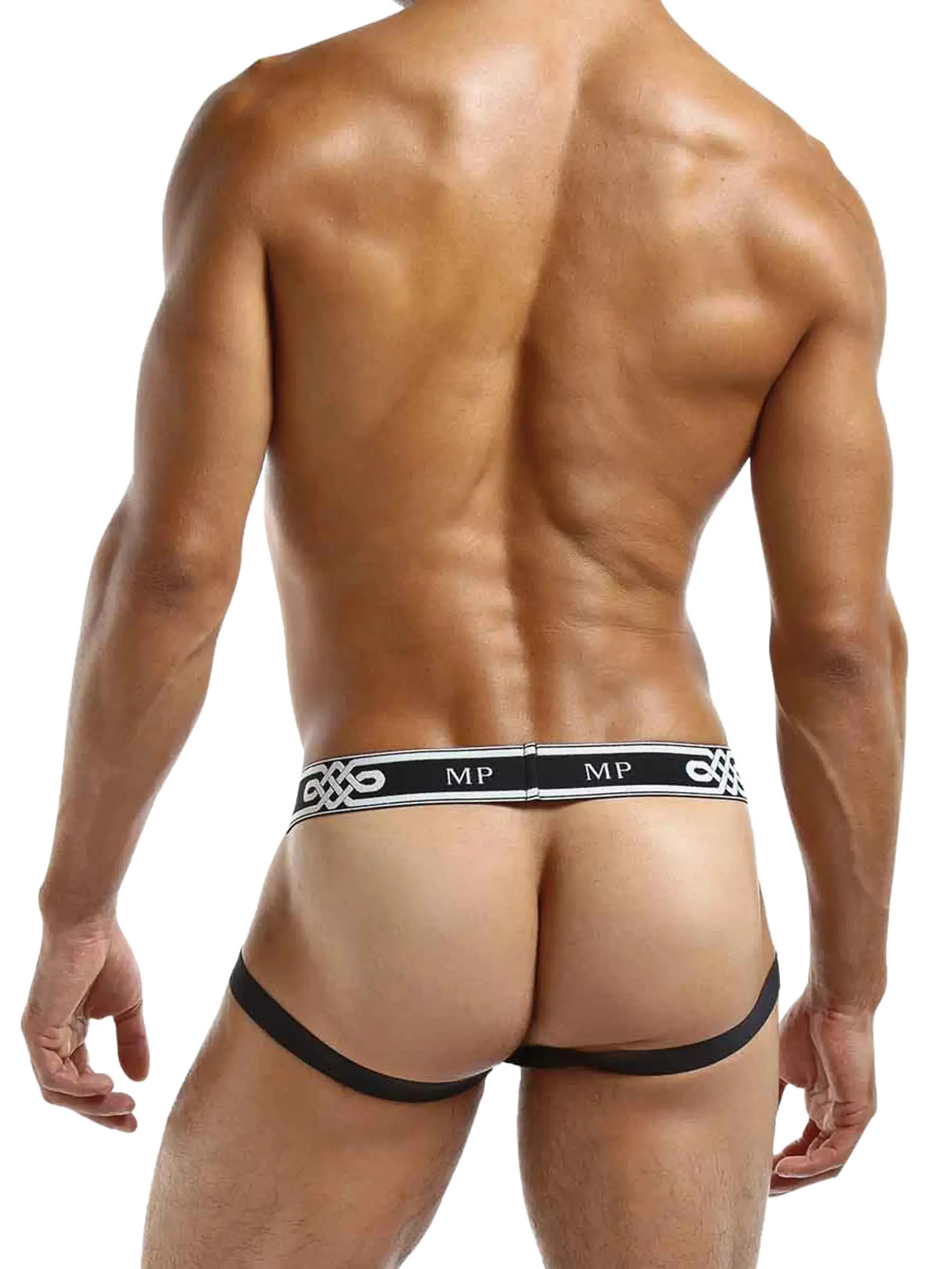 PEEP SHOW JOCK RING BLACK Male Power Lingerie