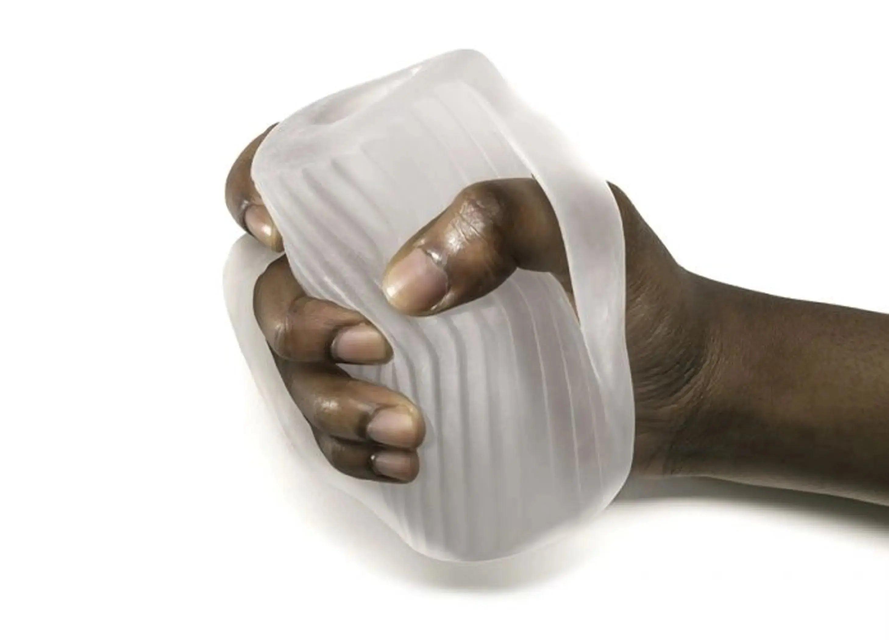 Perfect Fit Male Masturbator With Grip Clear Perfect Fit