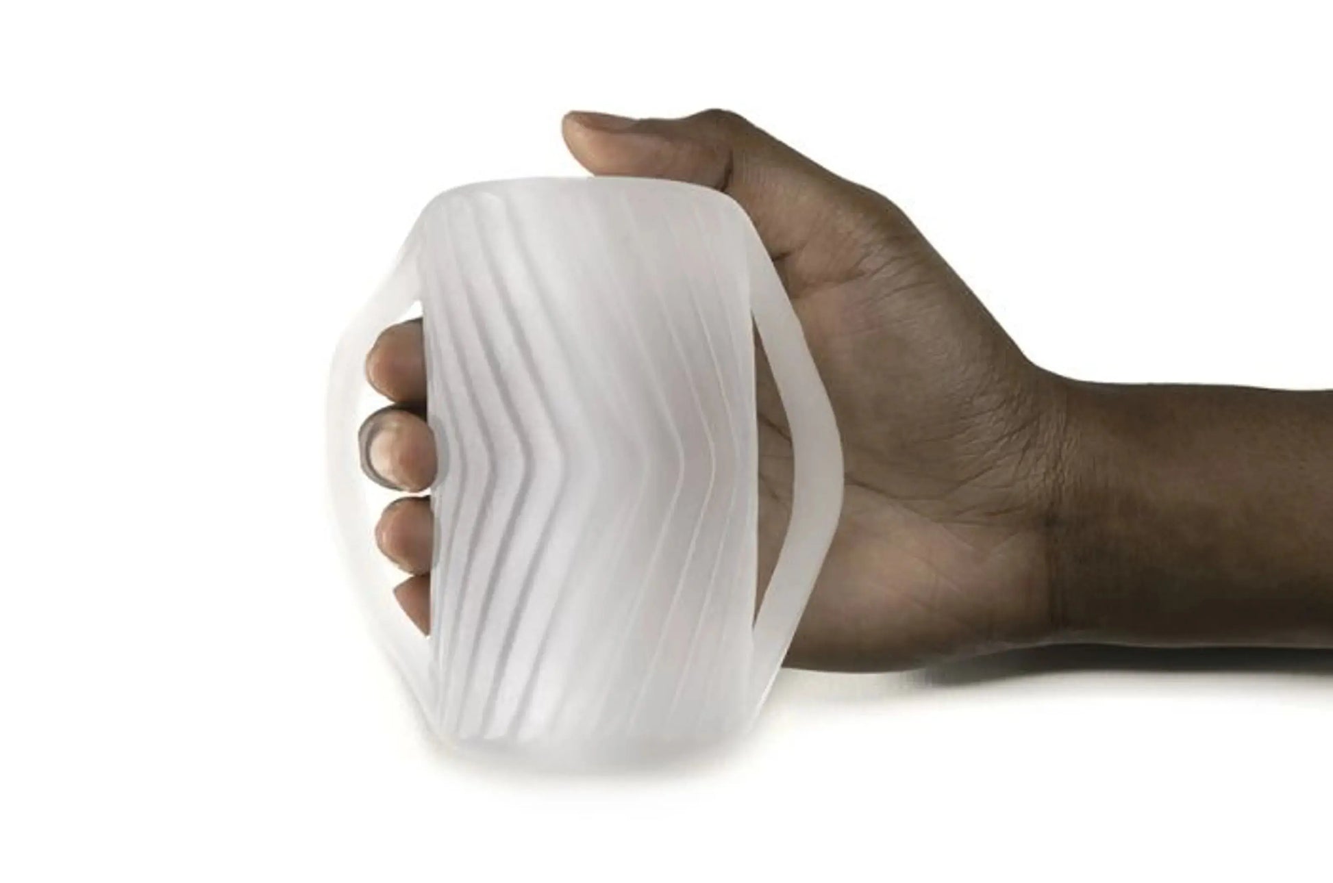Perfect Fit Male Masturbator With Grip Clear Perfect Fit