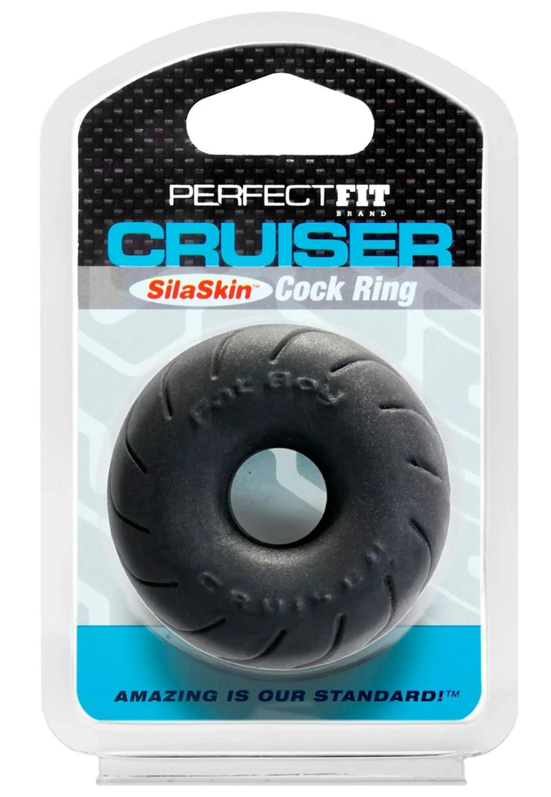 Perfect Fit Siliskin Cruiser Ring 2.5 Black Perfect Fit