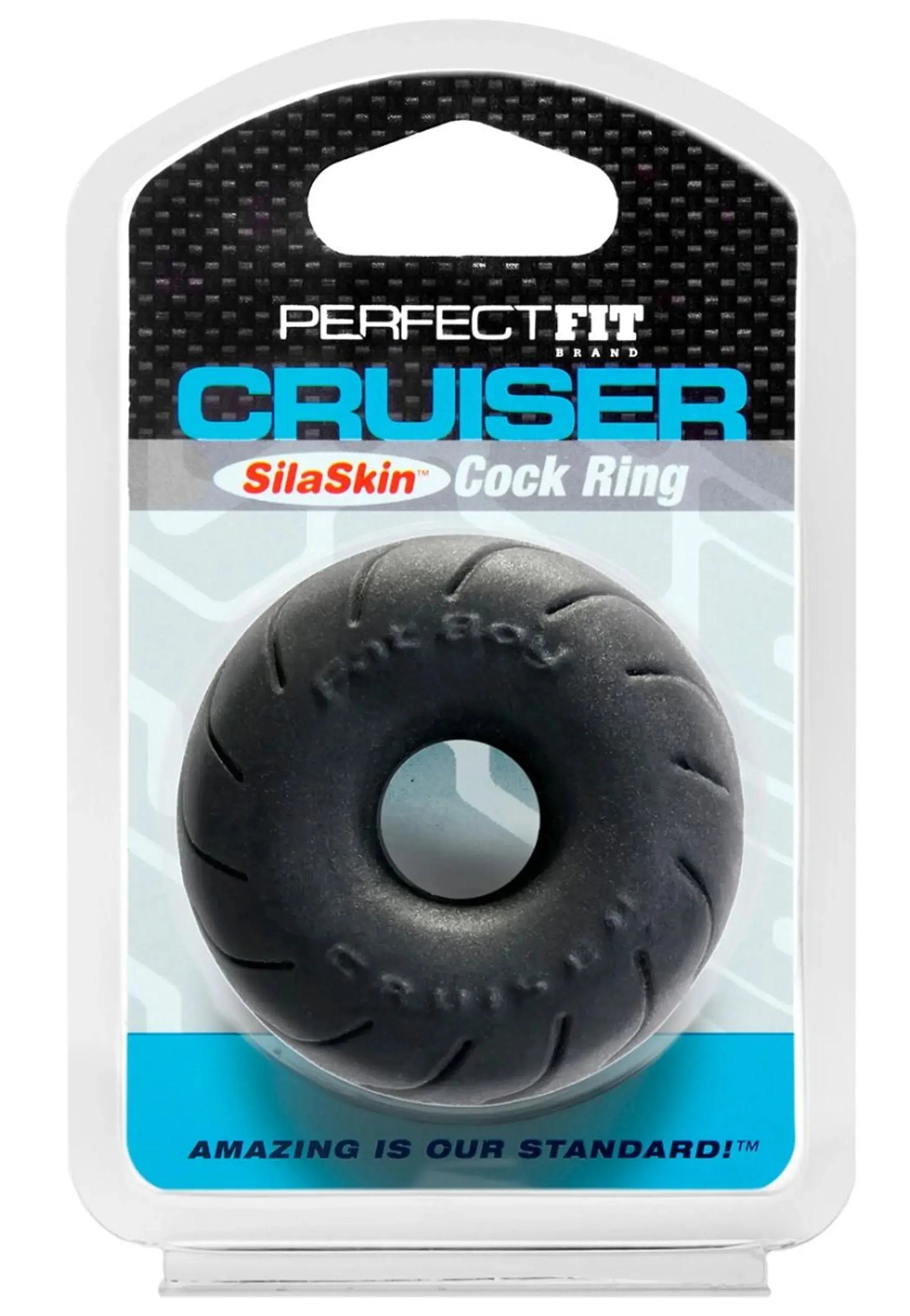 Perfect Fit Siliskin Cruiser Ring 2.5 Black Perfect Fit
