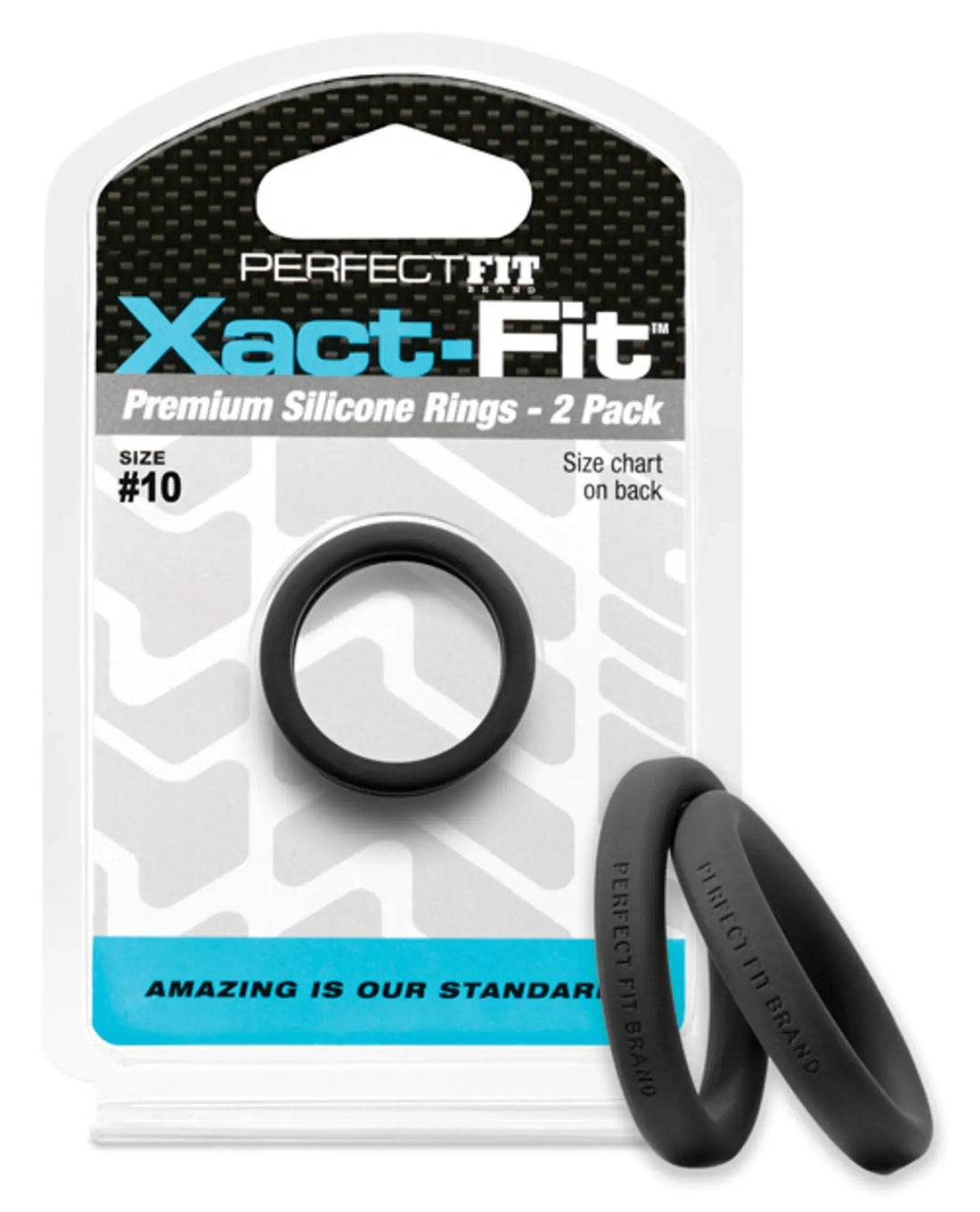 Perfect Fit Xact-Fit #10 2 Pack Black Perfect Fit
