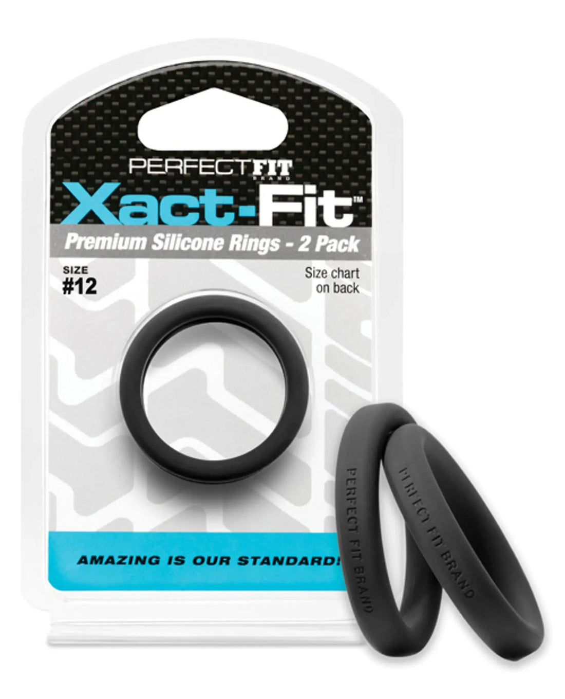 Perfect Fit Xact-Fit #12 2 Pack Black Perfect Fit