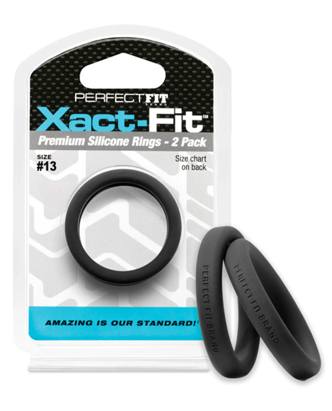 Perfect Fit Xact-Fit #13 2 Pack Black Perfect Fit