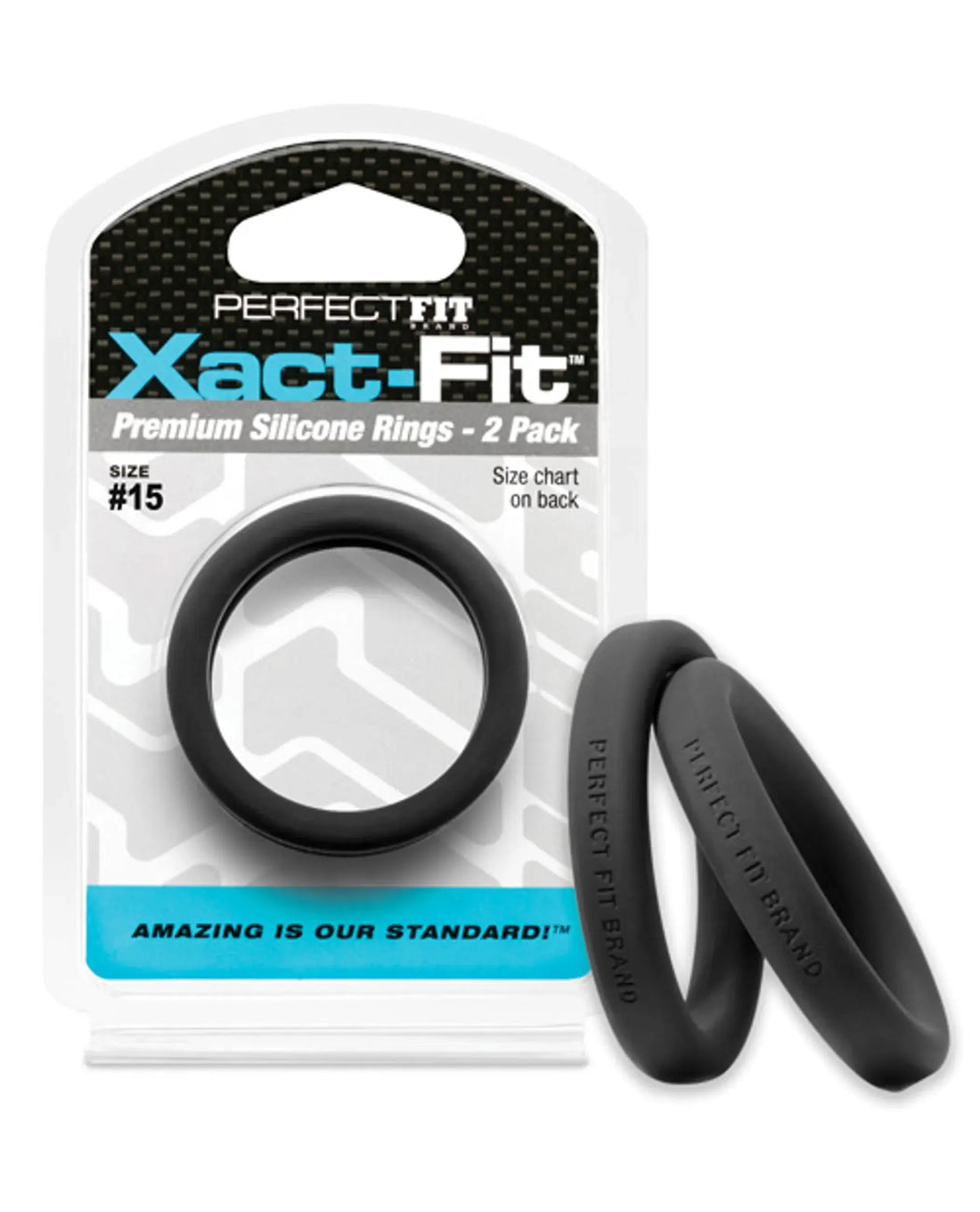 Perfect Fit Xact-Fit #15 2 Pack Black Perfect Fit