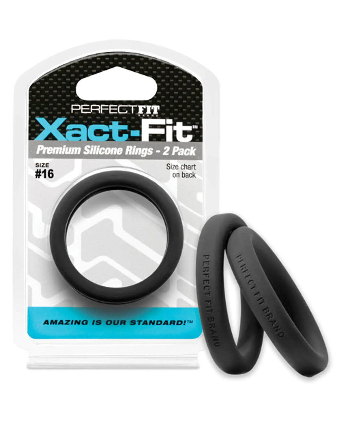 Perfect Fit Xact-Fit #16 2 Pack Black Perfect Fit