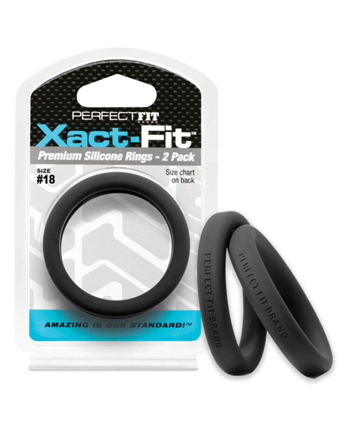 Perfect Fit Xact-Fit #18 2 Pack Black Perfect Fit