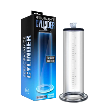 PERFORMANCE 9 IN X 2.25 IN PENIS PUMP CYLINDER CLEAR Blush Novelties