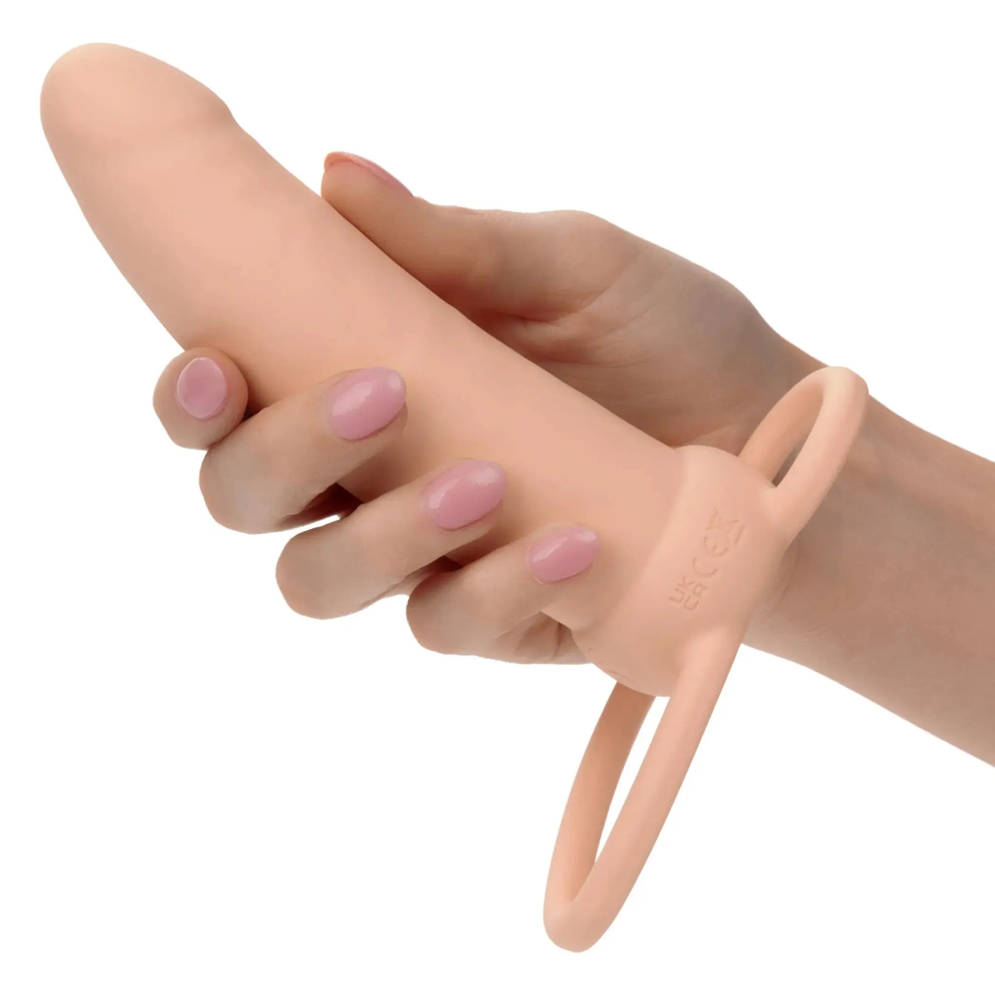 Performance Maxx Thick Dual Penetrator Ivory California Exotic Novelties