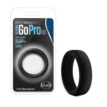 PERFORMANCE SILICONE GO PRO COCK RING BLACK Blush Novelties