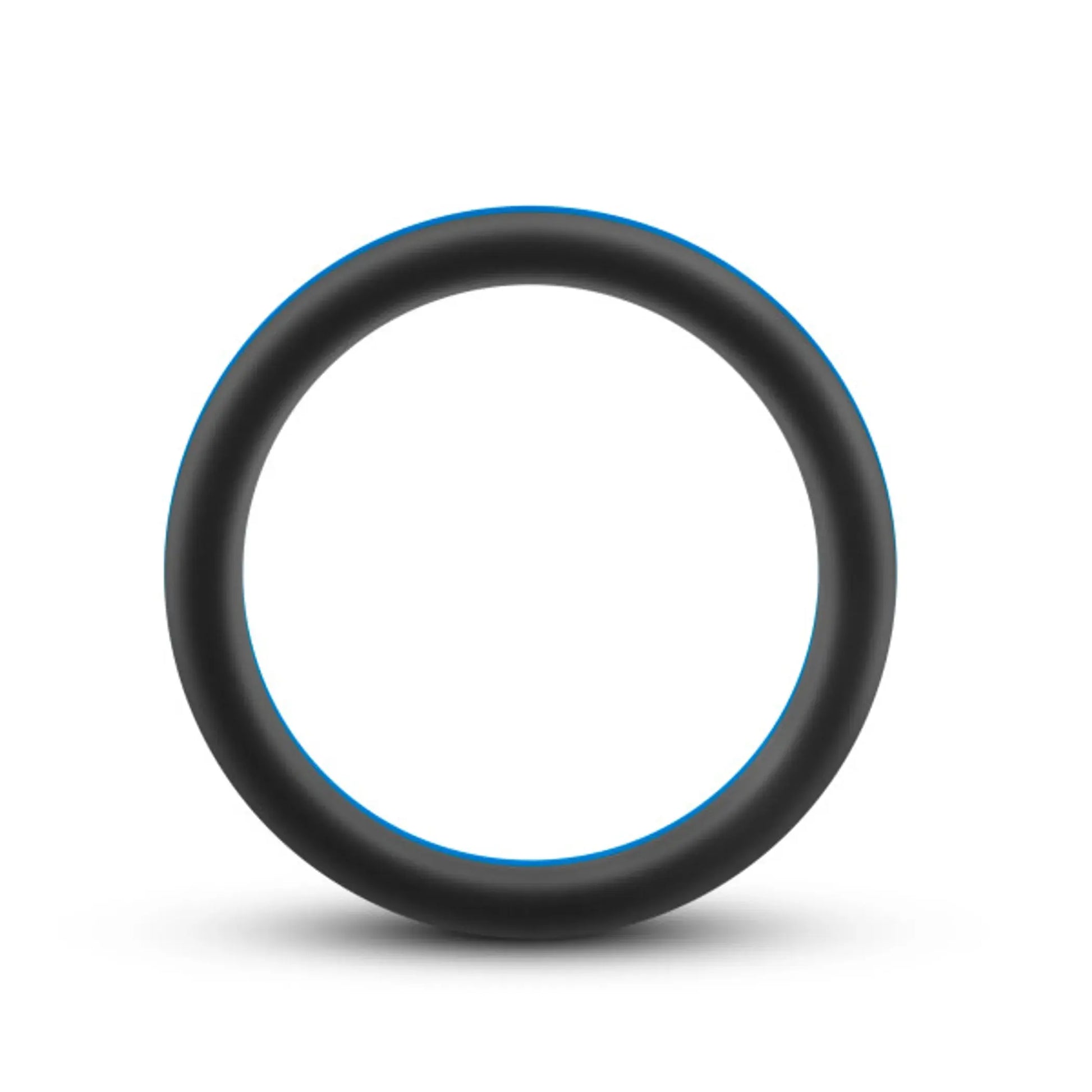 Performance Silicone Go Pro Ring Black Blue Black Blush Novelties
