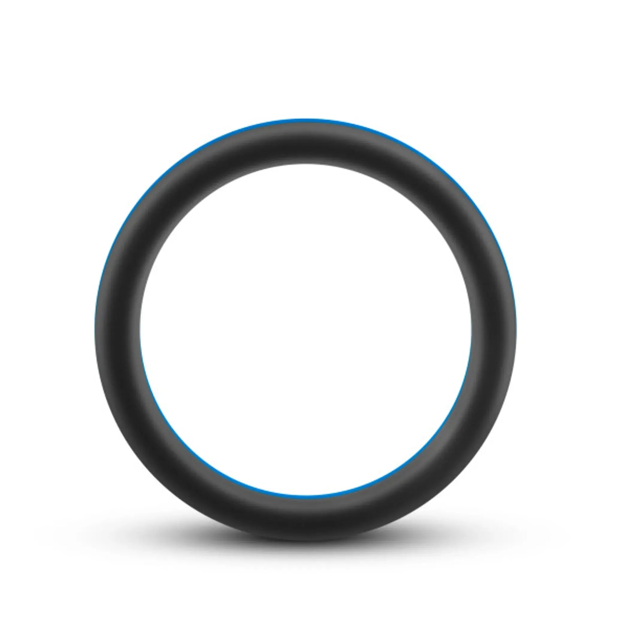 Performance Silicone Go Pro Ring Black Blue Black Blush Novelties