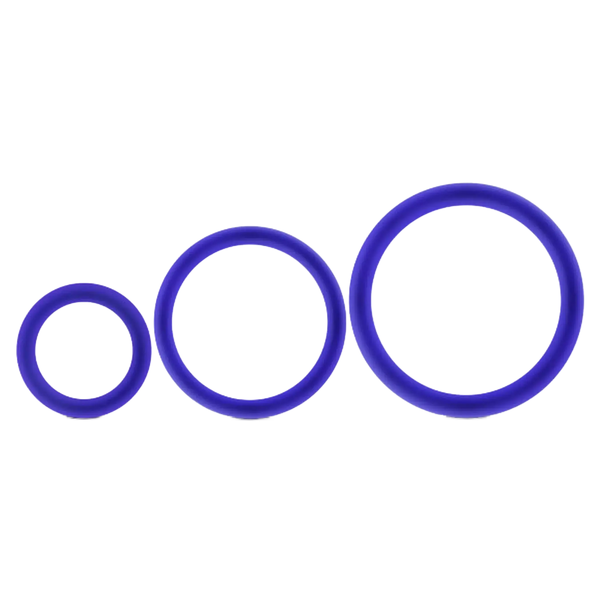 PERFORMANCE VS4 PURE PREMIUM SILICONE COCKRING SET INDIGO Blush Novelties