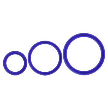 PERFORMANCE VS4 PURE PREMIUM SILICONE COCKRING SET INDIGO Blush Novelties