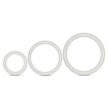 Performance VS4 Pure Silicone Ring Set White Blush Novelties