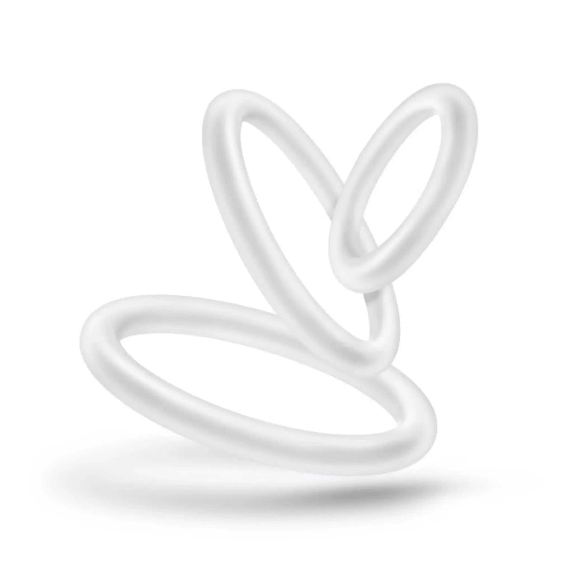 Performance VS4 Pure Silicone Ring Set White Blush Novelties